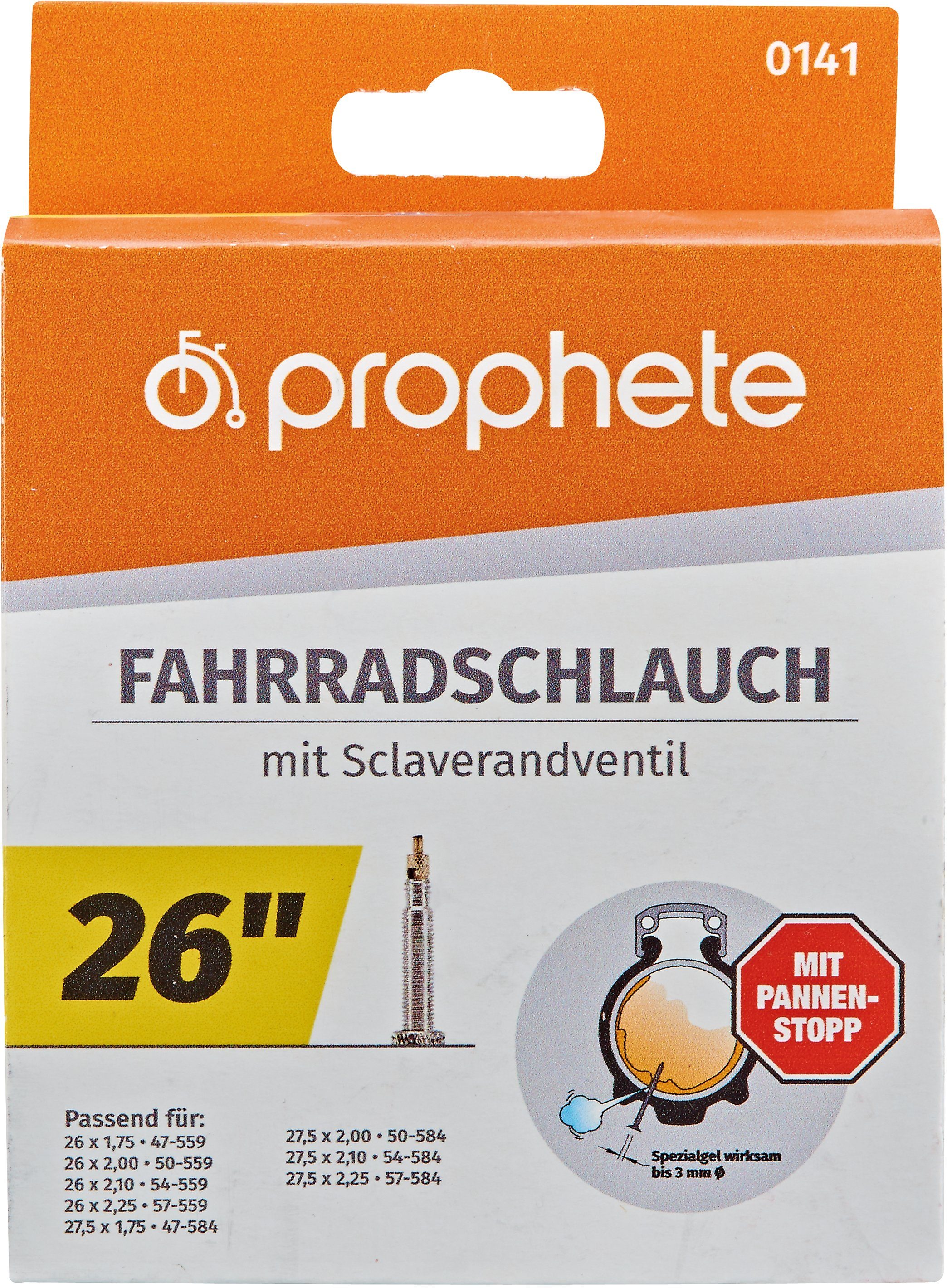 Prophete Fahrradschlauch, 26 Zoll (66,04 cm)