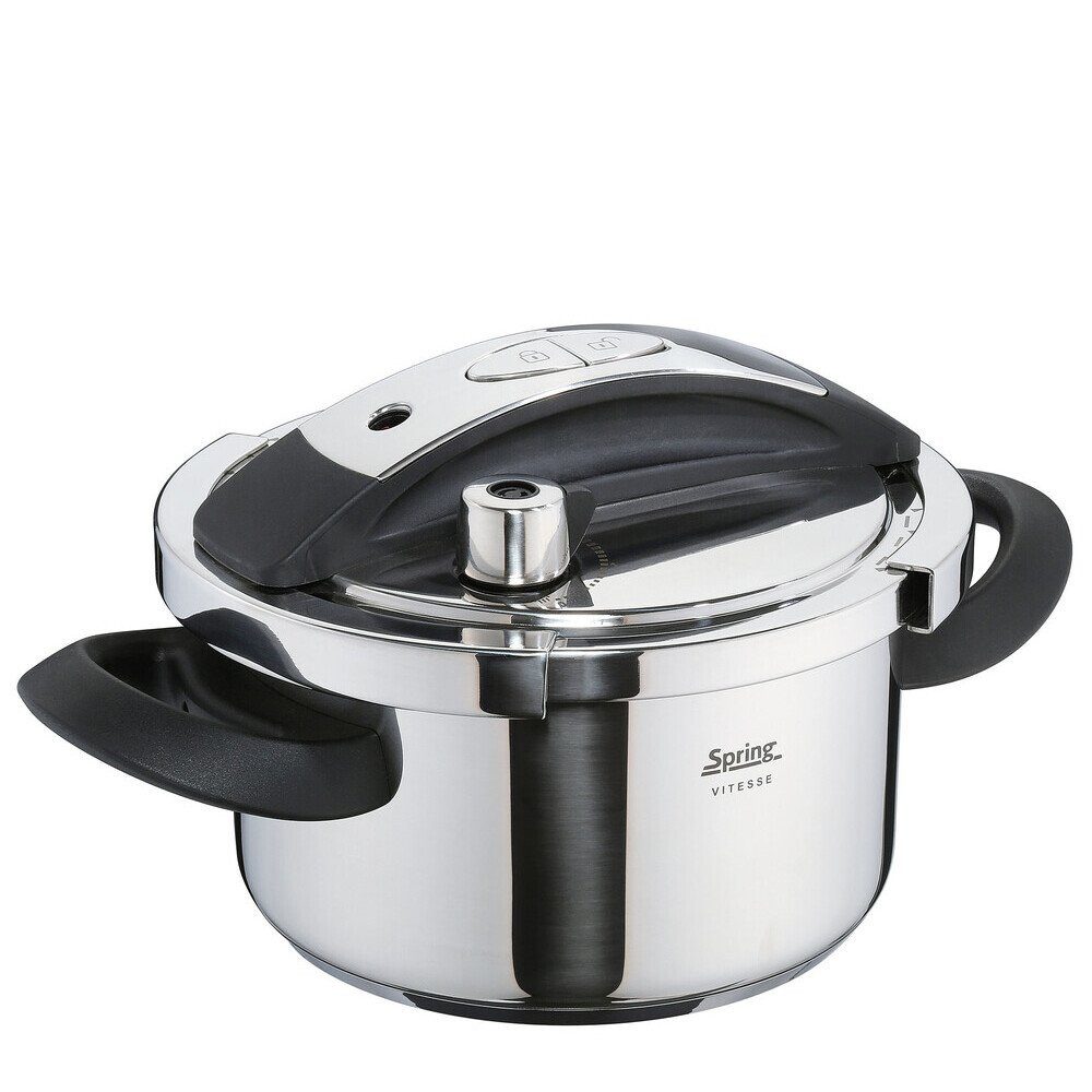 Spring Schnellkochtopf Schnellkochtopf 4,5 l Vitesse edelstahl, Edelstahl