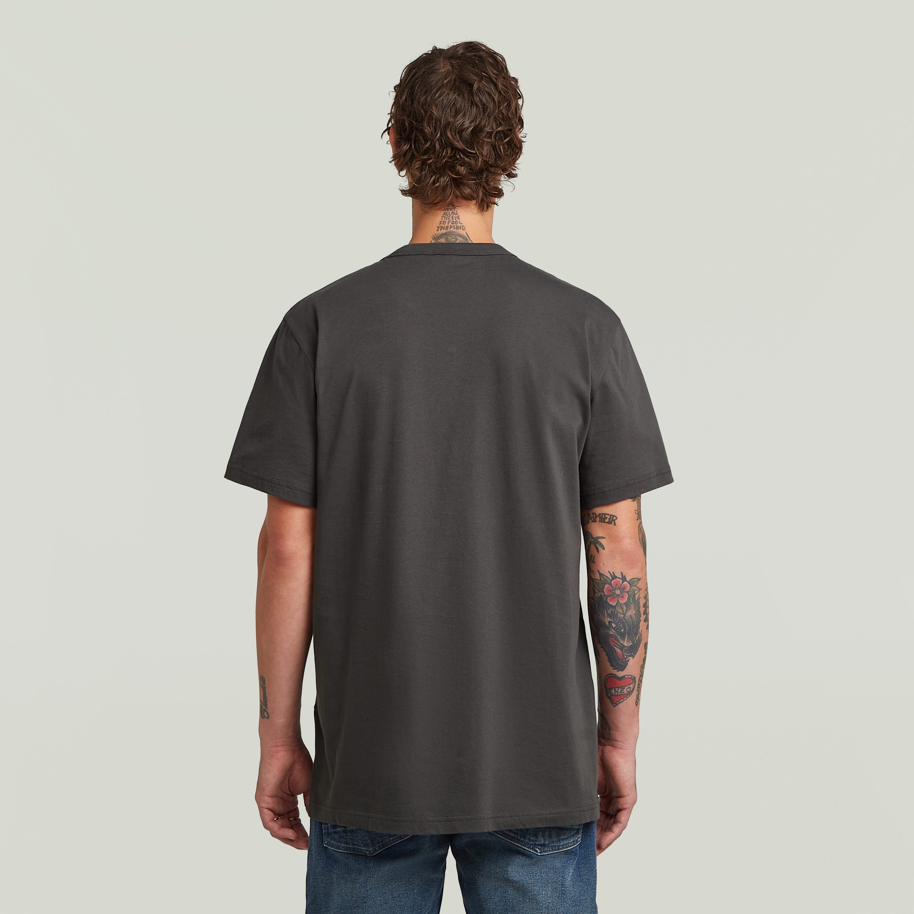 G-STAR T-Shirt Nifous Rundhals, mit Rippeinsatz günstig online kaufen