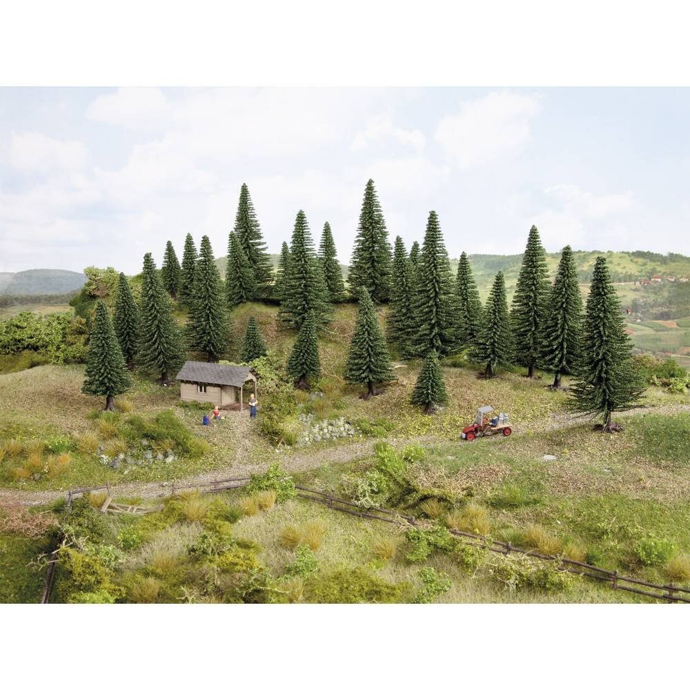 Modelleisenbahn-Baum Baumpackung Stecktannen
