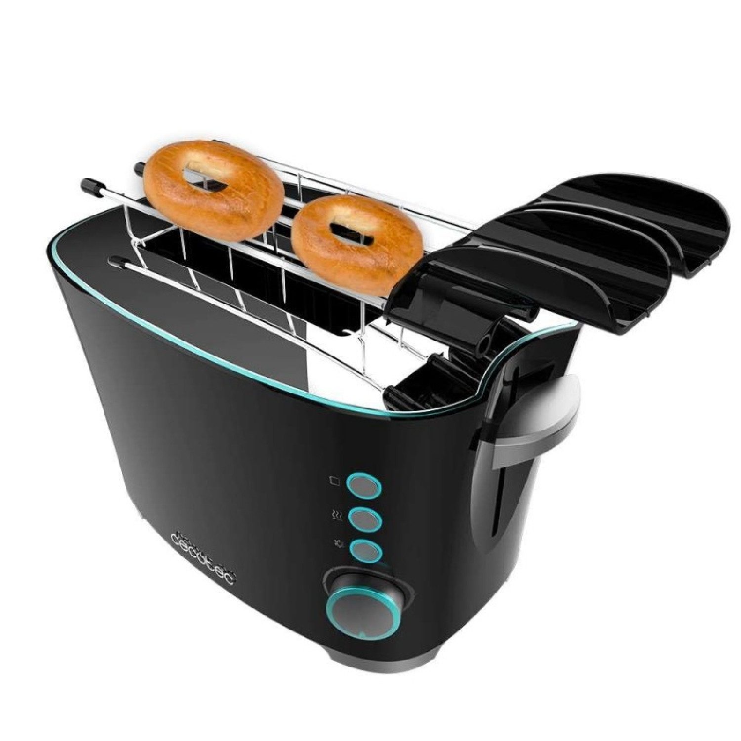Cecotec 2-in-1-Toaster Toast&Taste Double B, 650 W, Toast&Taste Double B