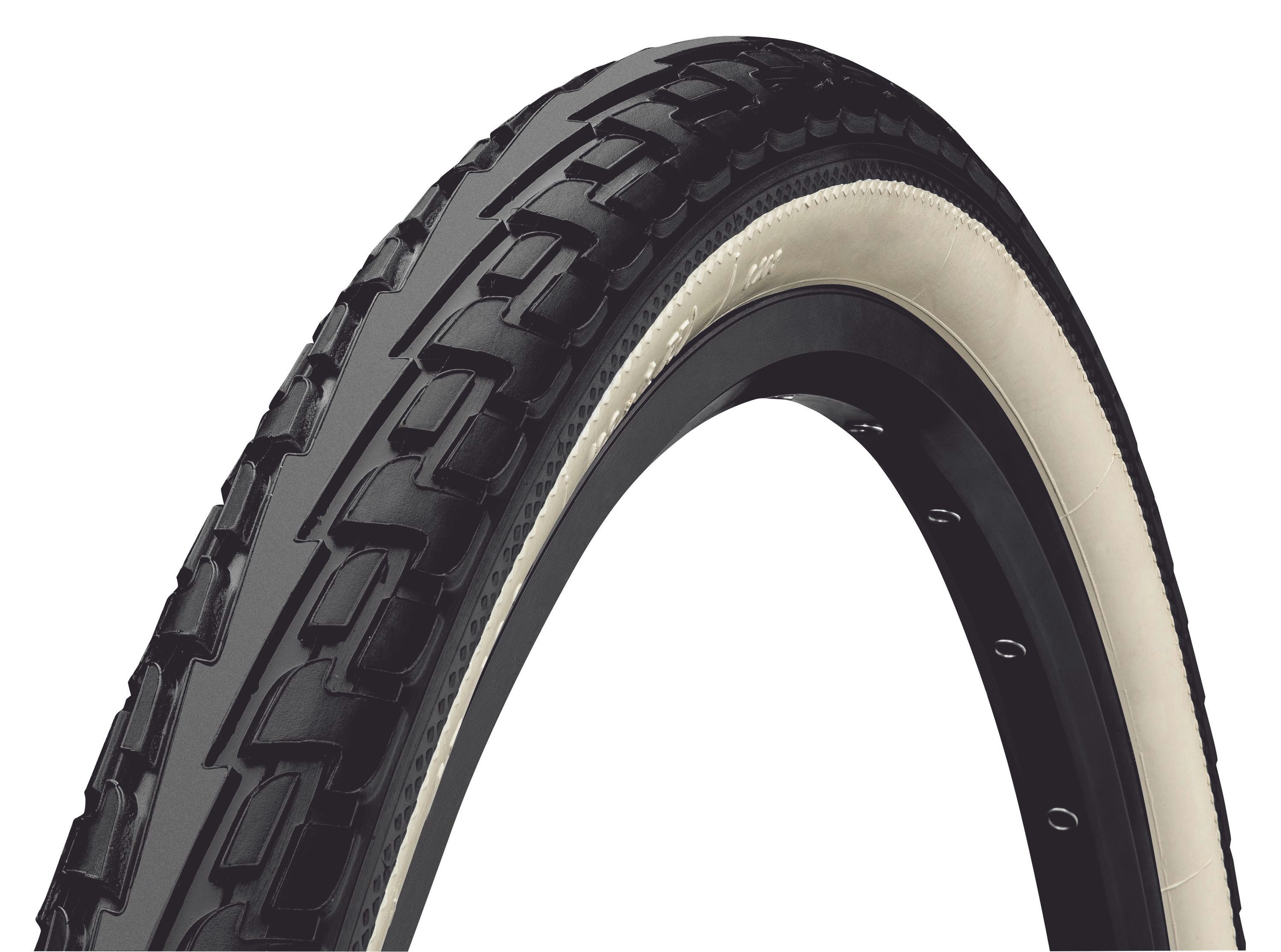 CONTINENTAL Fahrradreifen Continental Ride Tour 47-406 schwarz/weiss 20x1.75