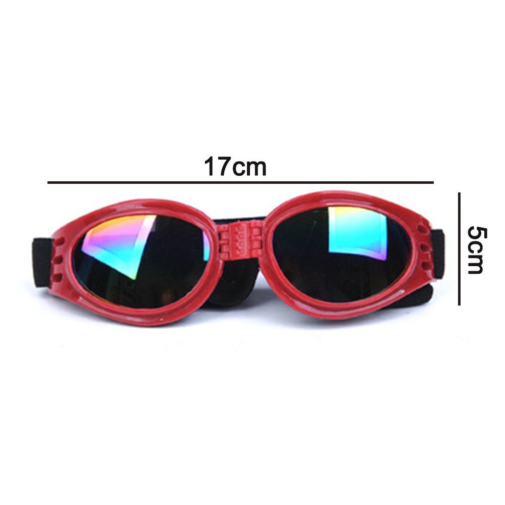 Sonnenbrillen Hunde Sonnenbrille Jormftte für UV,Wasserdichter