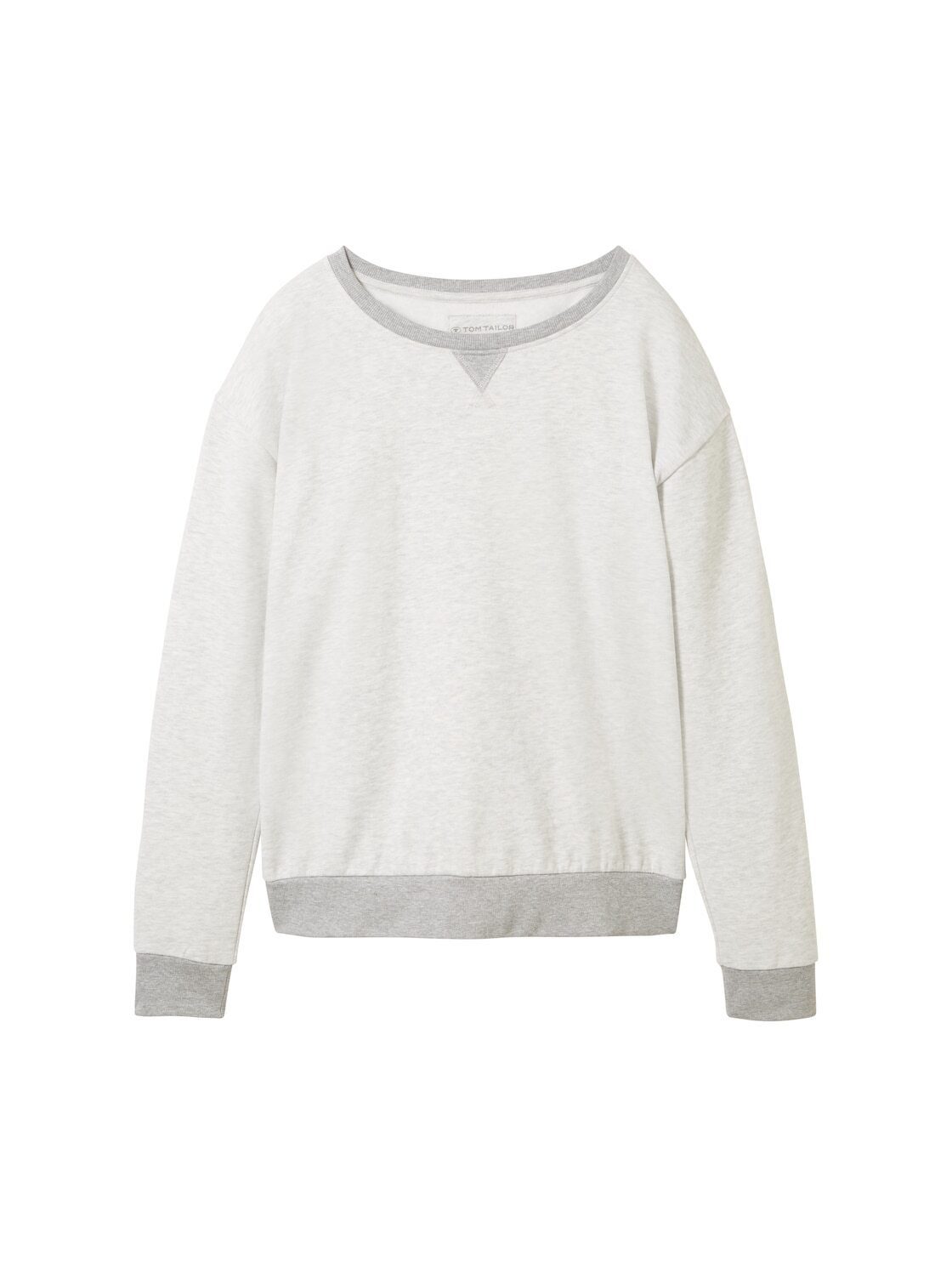 TOM TAILOR Pyjamaoberteil Bodywear (im Einserpack) Loungewear Sweatshirt in Melange Optik