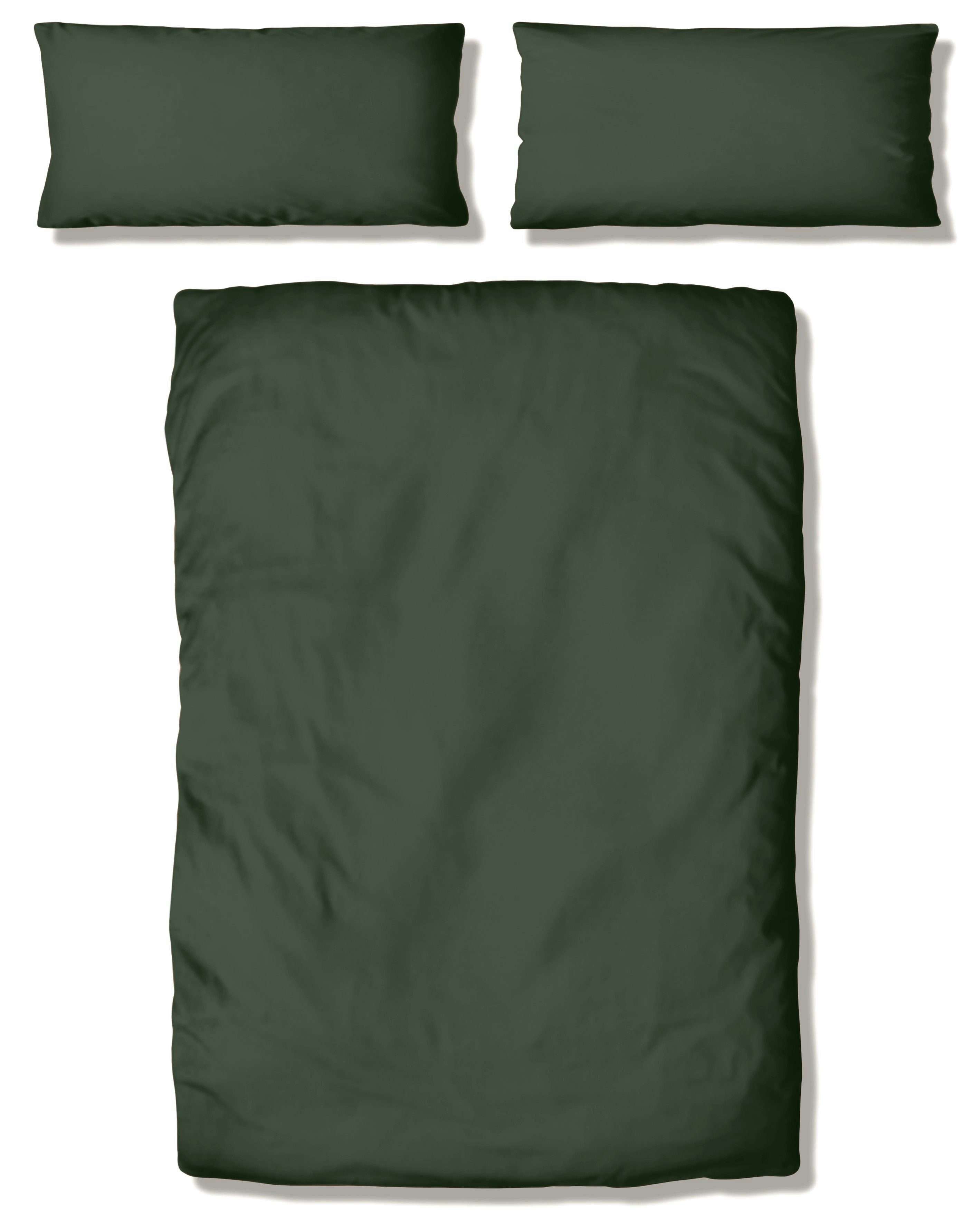 OTTO home Bettwäsche Mila in verschiedenen Premium Qualitäten, Satin (TC 220), 2 teilig, zeitlos elegante Uni Bettwäsche ab Gr. 135x200 cm – Bild 2 von 5