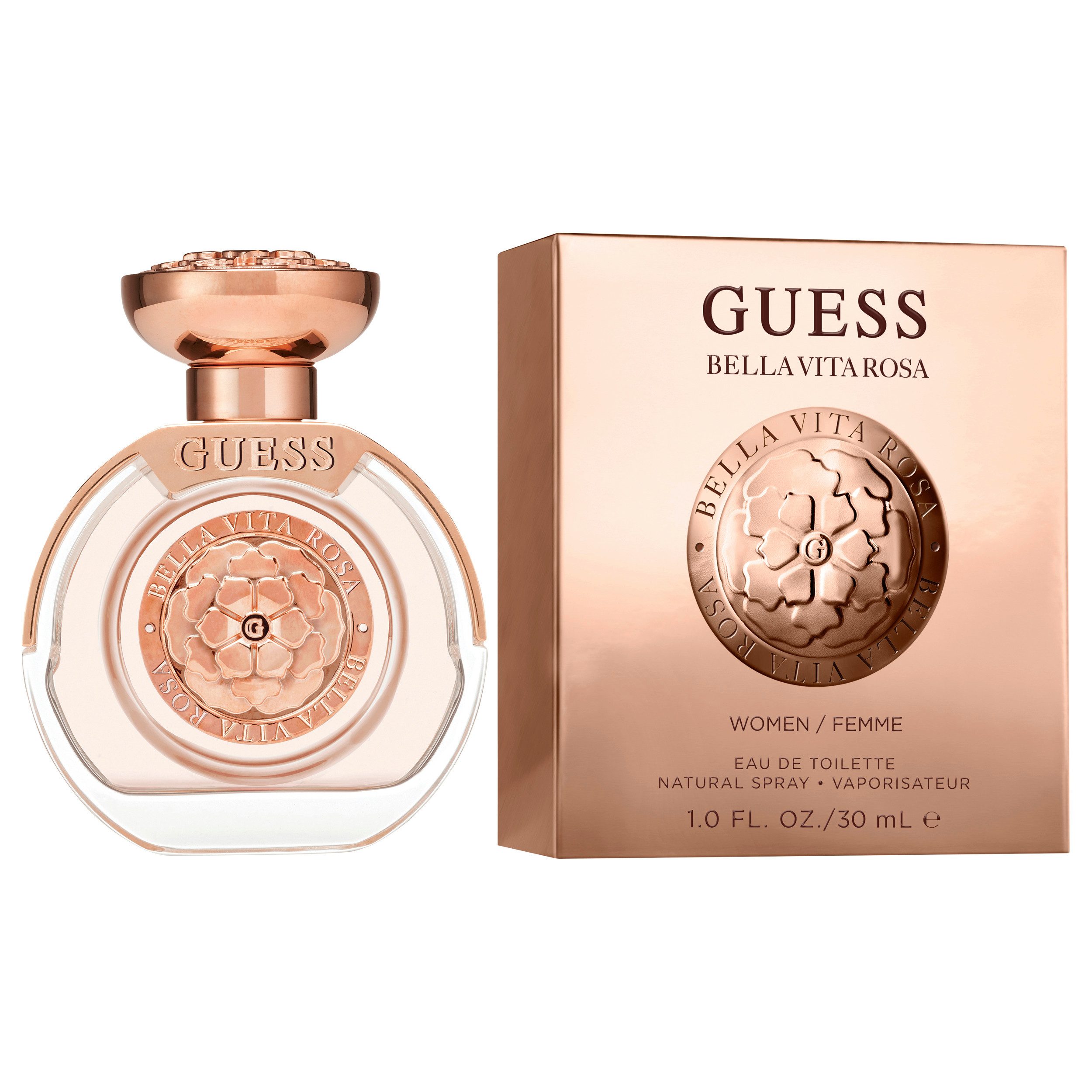 Guess Eau de Toilette BELLA VITA ROSA WOMAN EDT, fruchtig-blumige Duftnote
