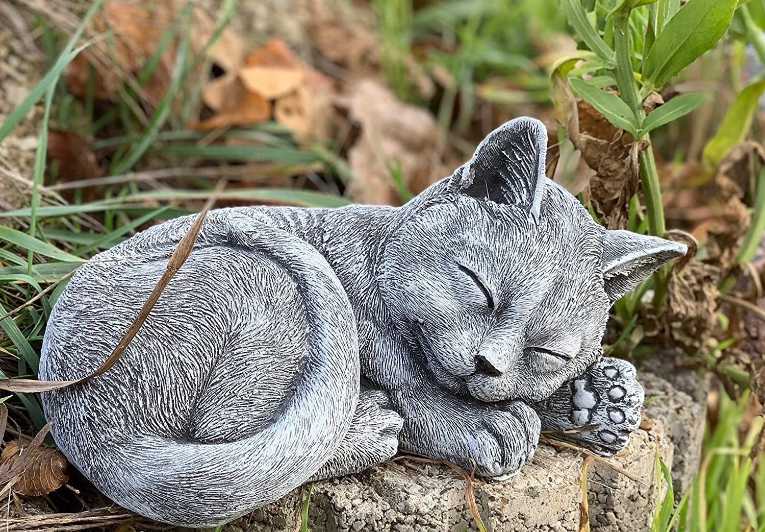 Kater Steinfigur Gartenfigur Stone Katze and Style Paule