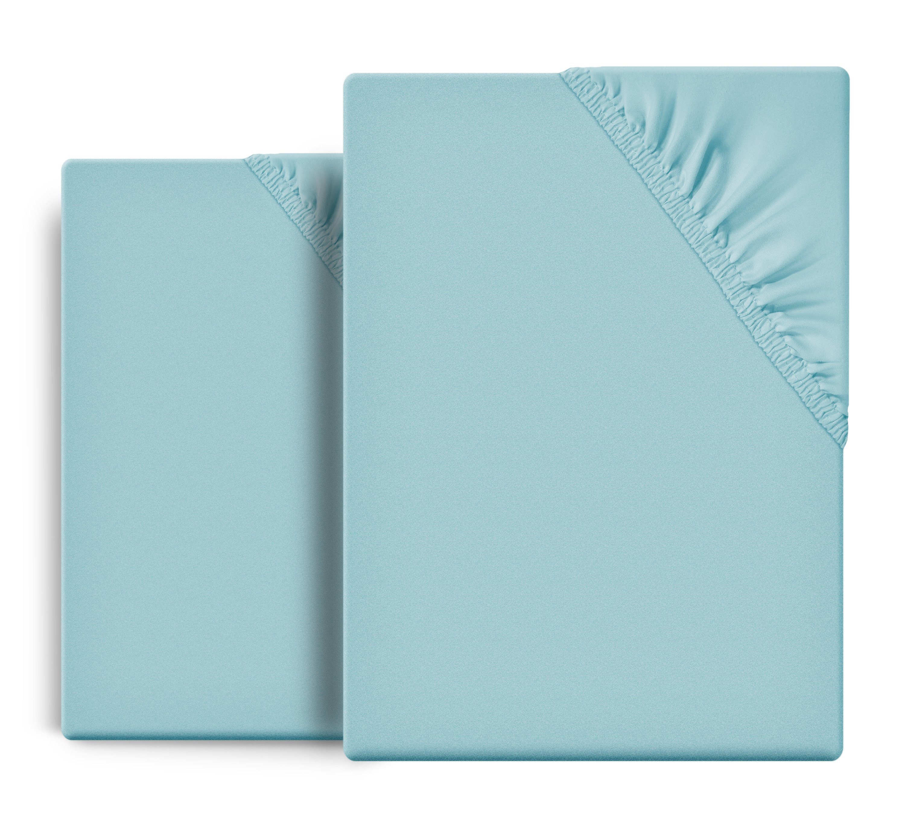 Beautex Spannbettlaken 2er Set Spannbetttuch Bettlaken günstig online kaufen