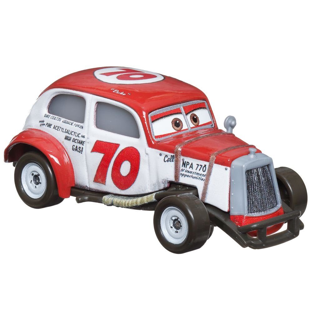 Cars Die Cars Coulters Fahrzeuge Spielzeug-Rennwagen Auto Disney 1:55 Disney Mattel Style Cast Duke Racing