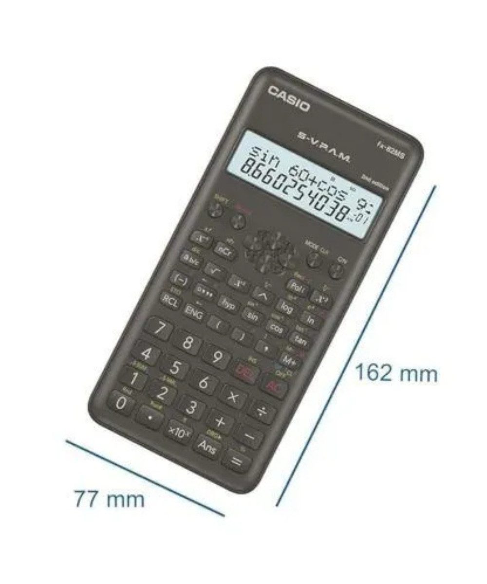 CASIO Taschenrechner CASIO FX 82MS 2nd Edition Taschenrechner, SCI/FIX/ENG Funktion