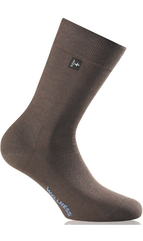 Rohner Socks Businesssocken Crew Casual dunkelbraun Herren 1er