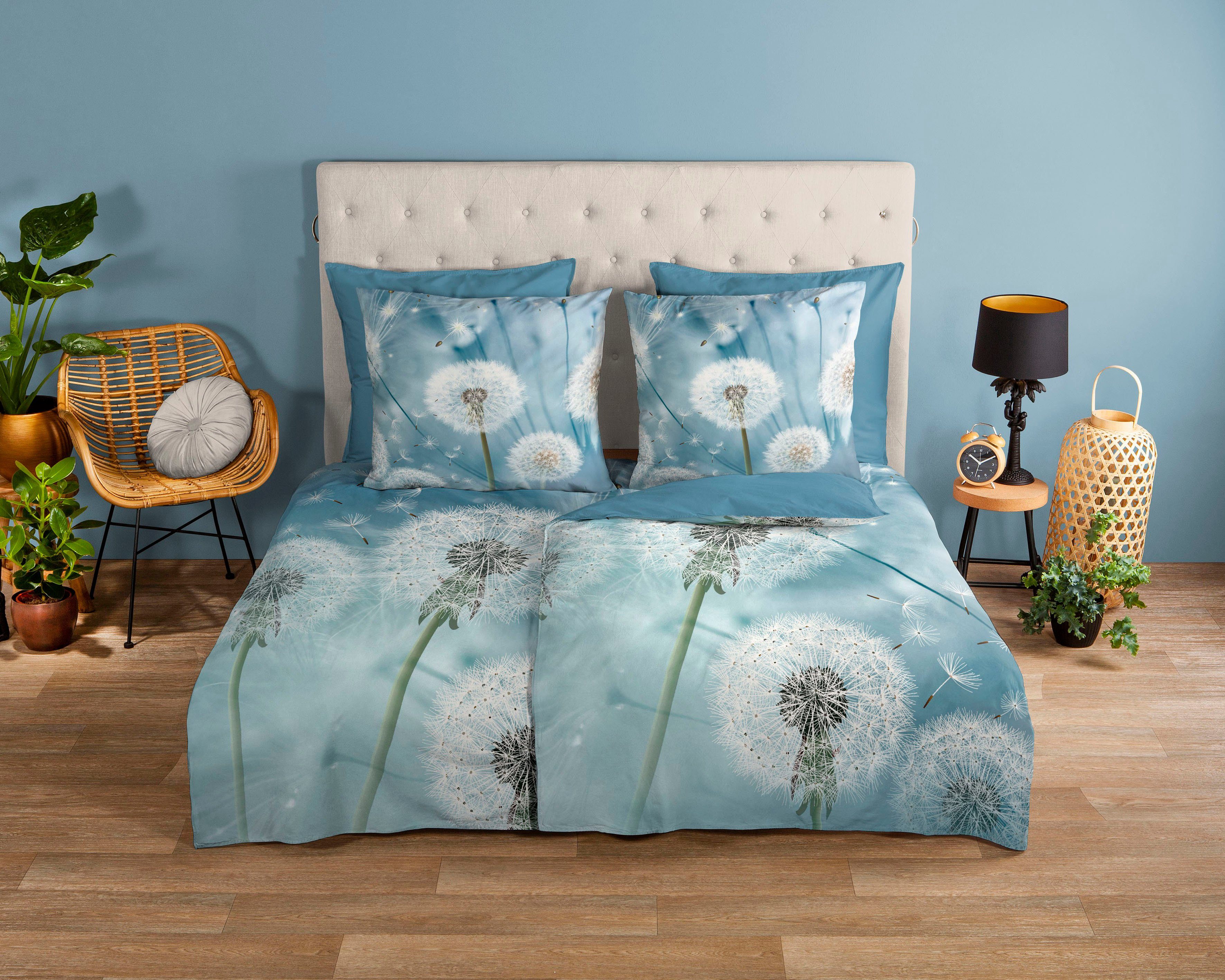 good morning Wendebettwäsche "Wishfull" 2 Stk. tlg. 100% Baumwolle, 135x200 günstig online kaufen