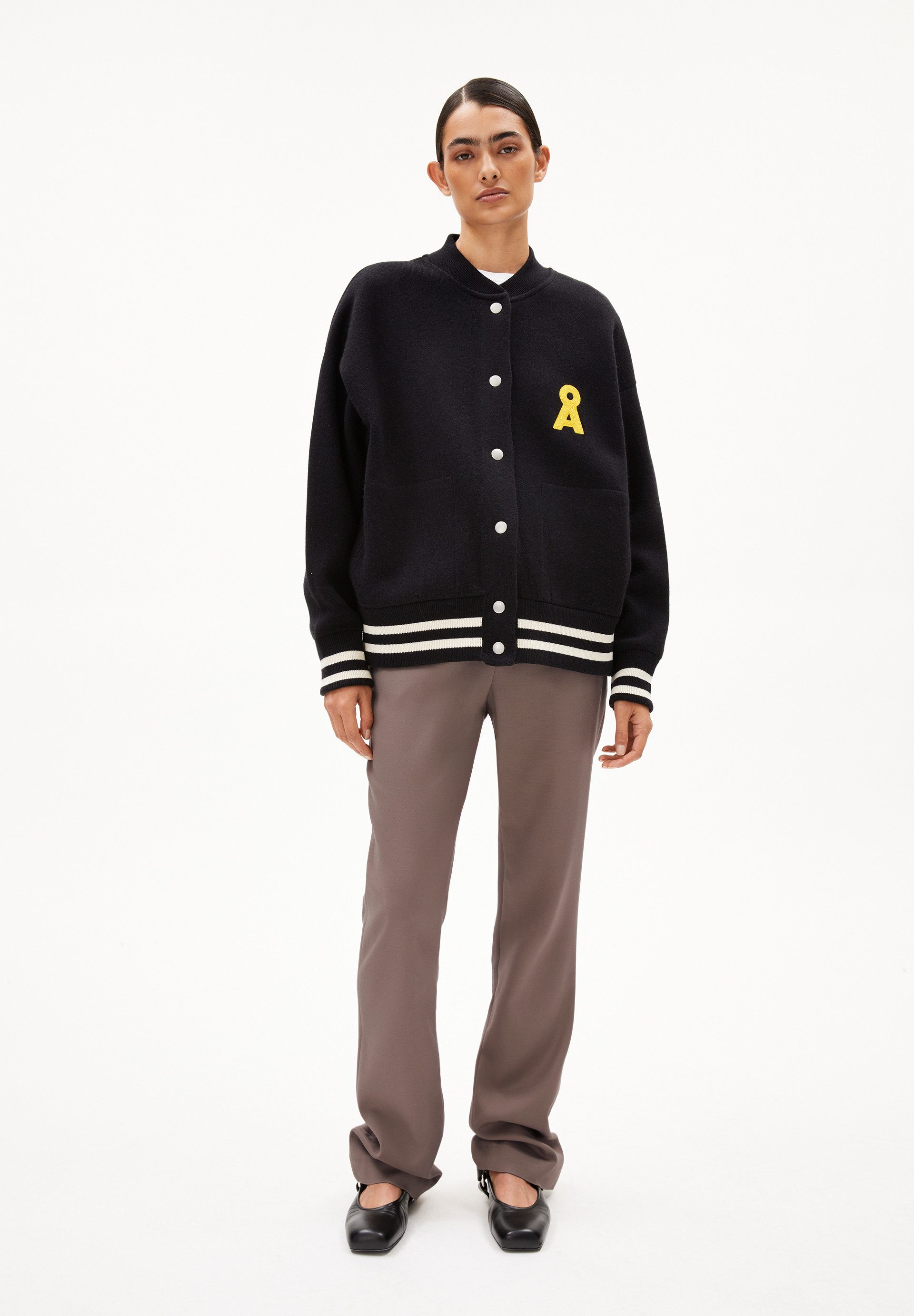 Armedangels Cardigan ICONIC Å AALISON Jacke aus Bio-Woll Mix (Oversized Fit günstig online kaufen