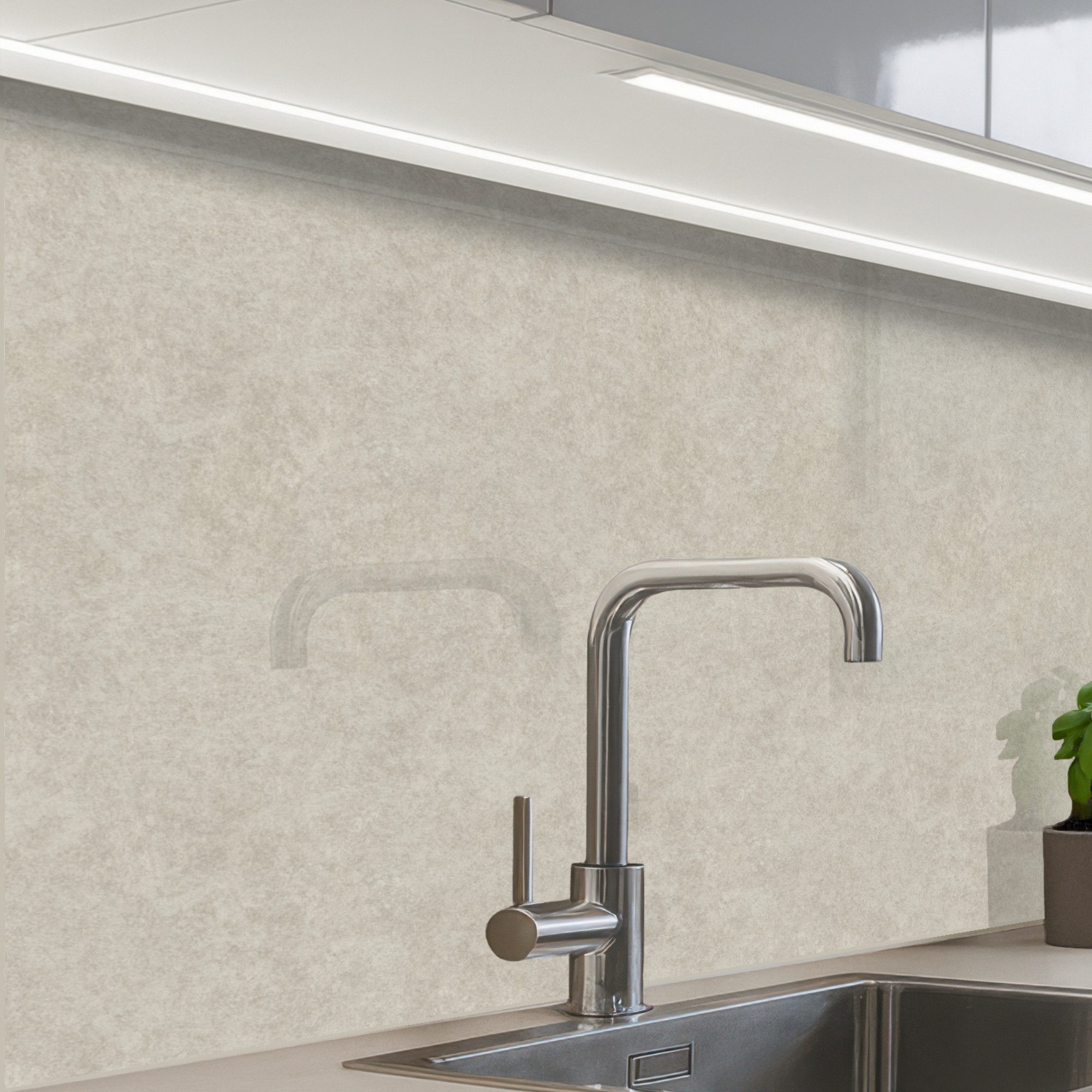 KitchenYeah Küchenrückwand Muster selbstklebend (keine Folie) Stein - Beton - Muster, (1-tlg), Spritzschutz, Küche, Rückwand, Küchenwand, Küchenfront, 30x20 cm