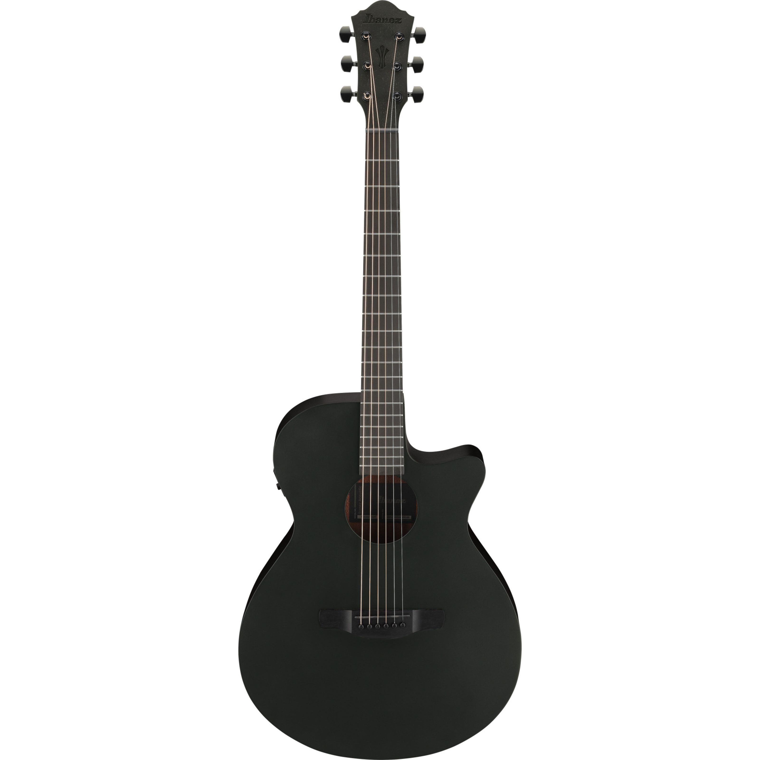 Ibanez Westerngitarre, Westerngitarren, 000/OM Gitarren, AEG621-BOT Black Out - Westerngitarre