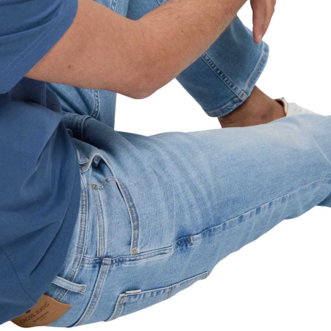 CROSS JEANS® Regular-fit-Jeans Dylan E195-153 Light Blue