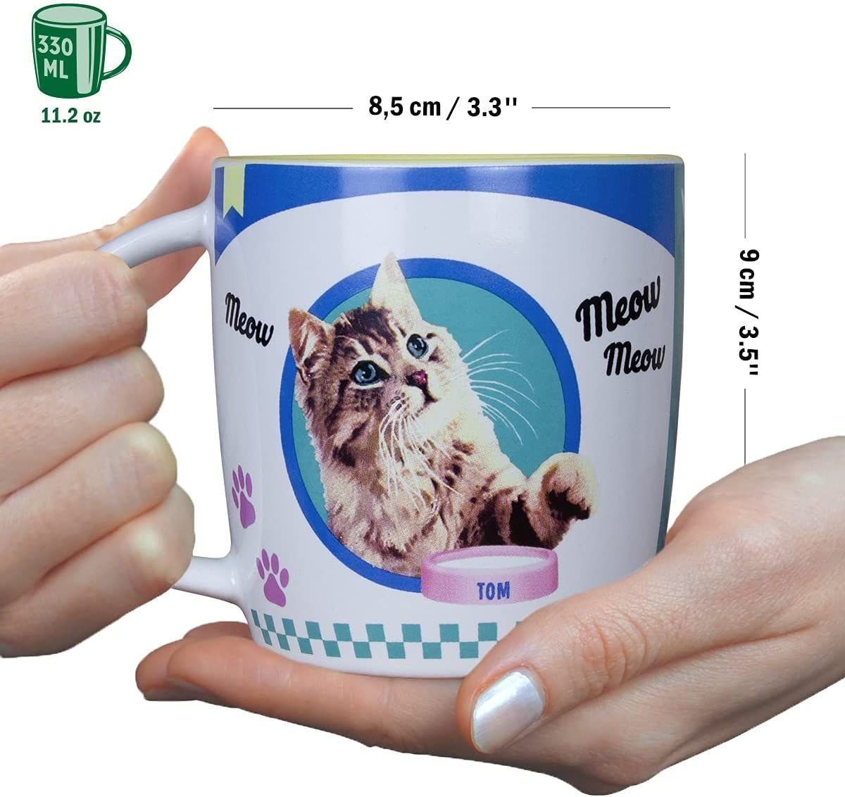 Kaffeetasse Club Tasse Together - Nostalgic-Art Better - Animal Cats