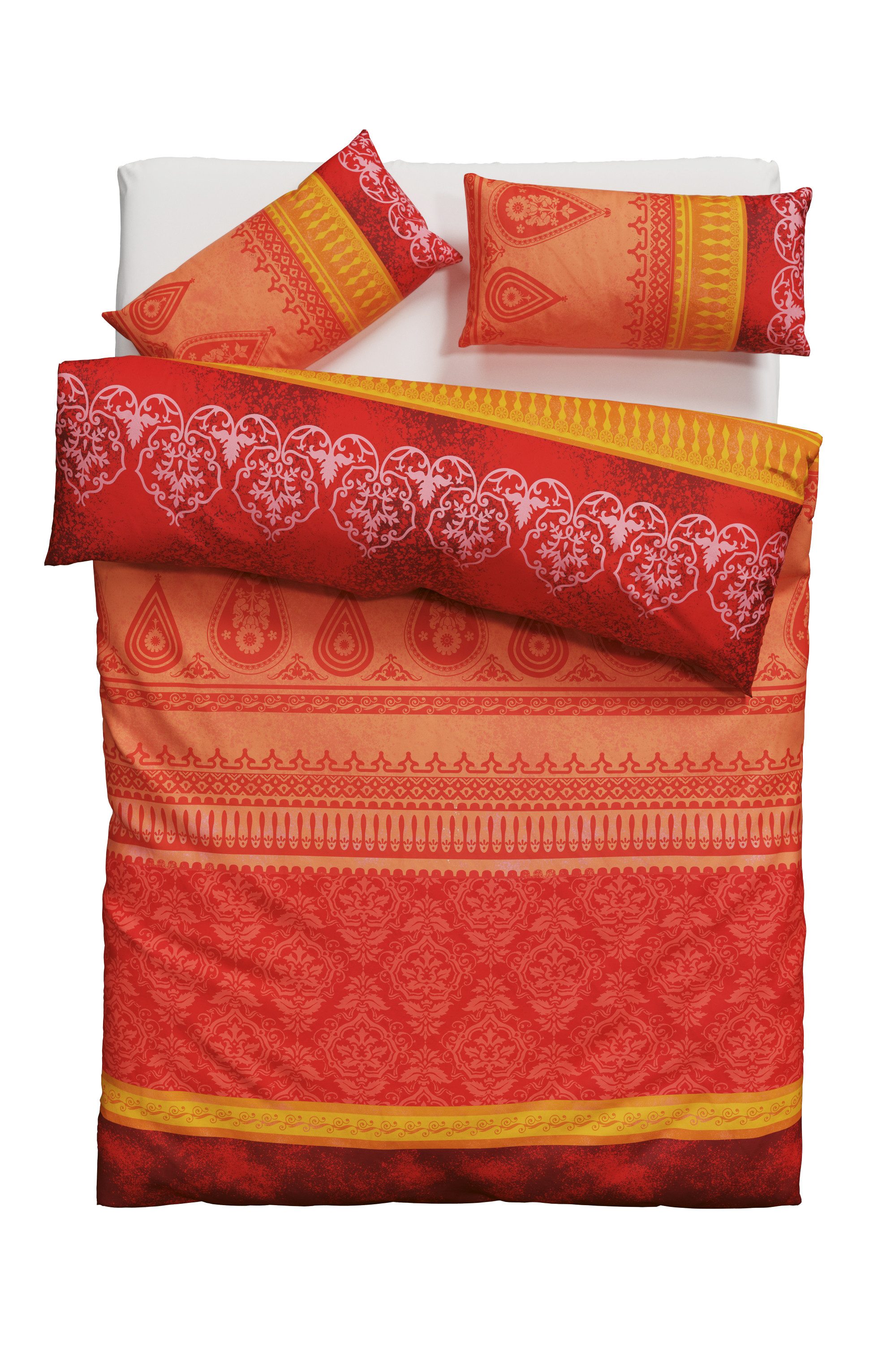 Home affaire Bettwäsche Sonnenham, Renforcé, 2 teilig, in Gr. 135x200 oder 155x220 cm, 100% Baumwolle, Paisley