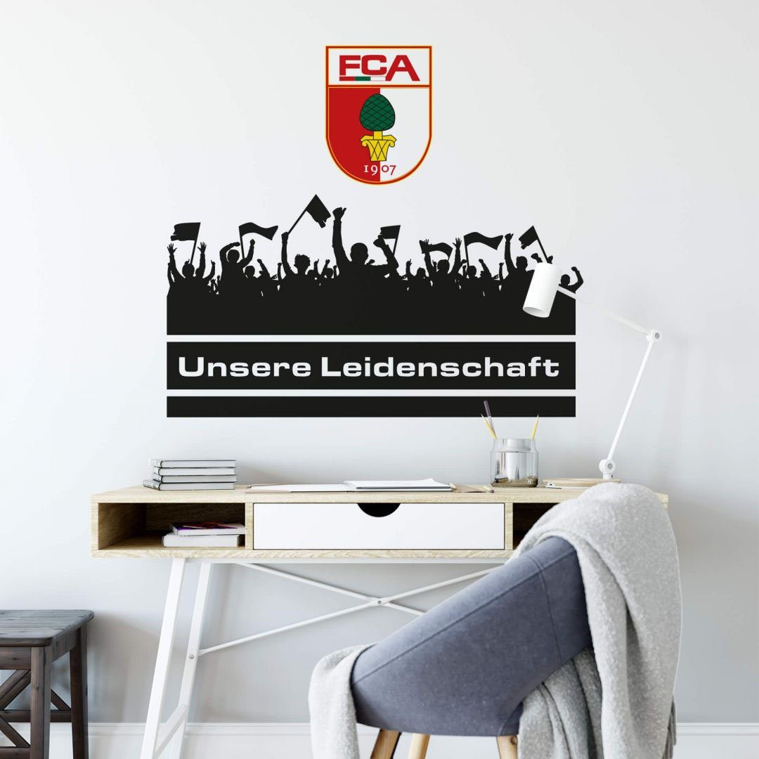 Wall-Art Wandtattoo FC Augsburg Leidenschaft St) Fans (1