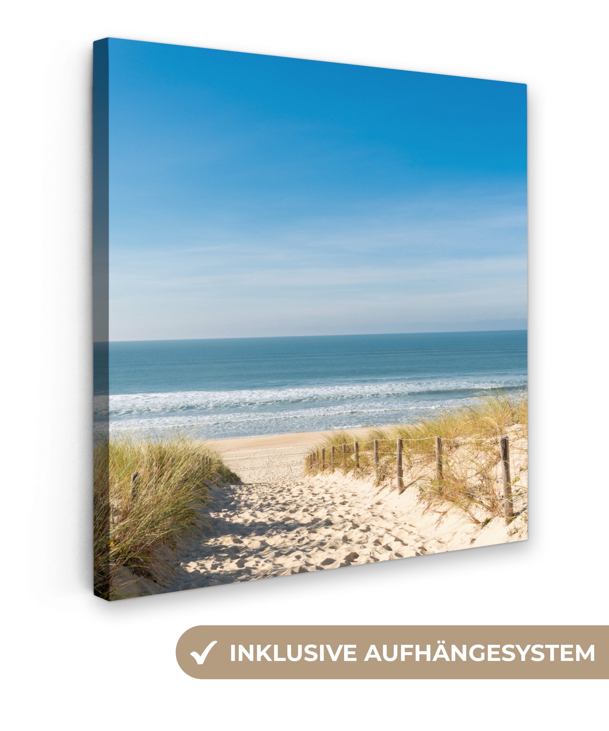 OneMillionCanvasses® Leinwandbild Strand - Meer - günstig online kaufen