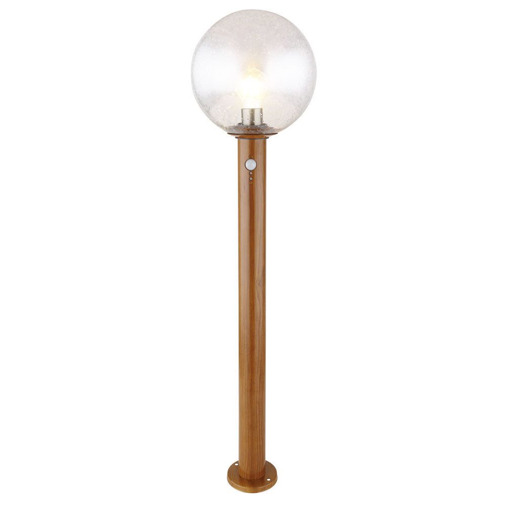 GLOBO LIGHTING LED Außen-Stehlampe, Leuchtmittel inklusive, Warmweiß, Gartenleuchte mit Bewegungsmelder Außenleuchte LED