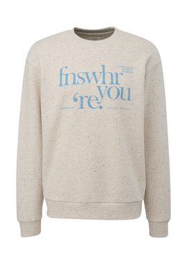 QS Sweatshirt Sweatshirt mit Frontprint