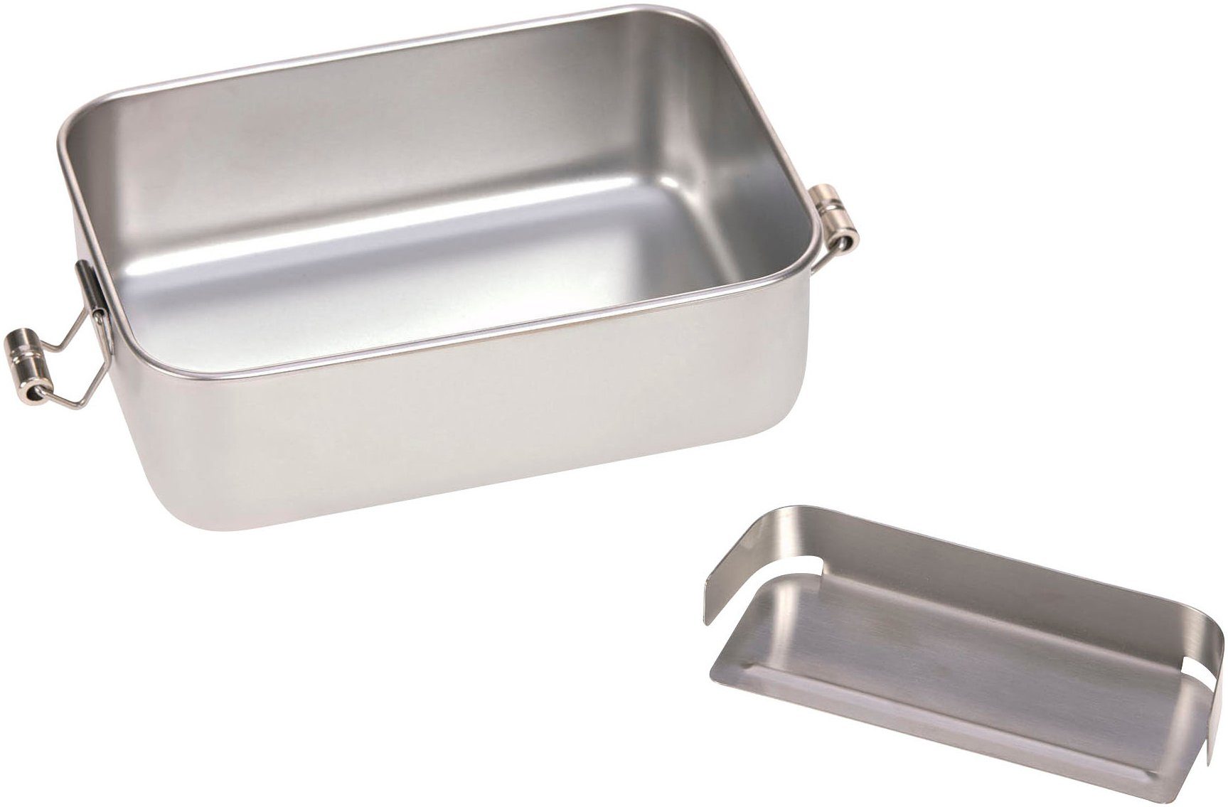 LÄSSIG Lunchbox Bamboo Happy Prints, Bambus, Edelstahl, (1-tlg), mit Holzdeckel