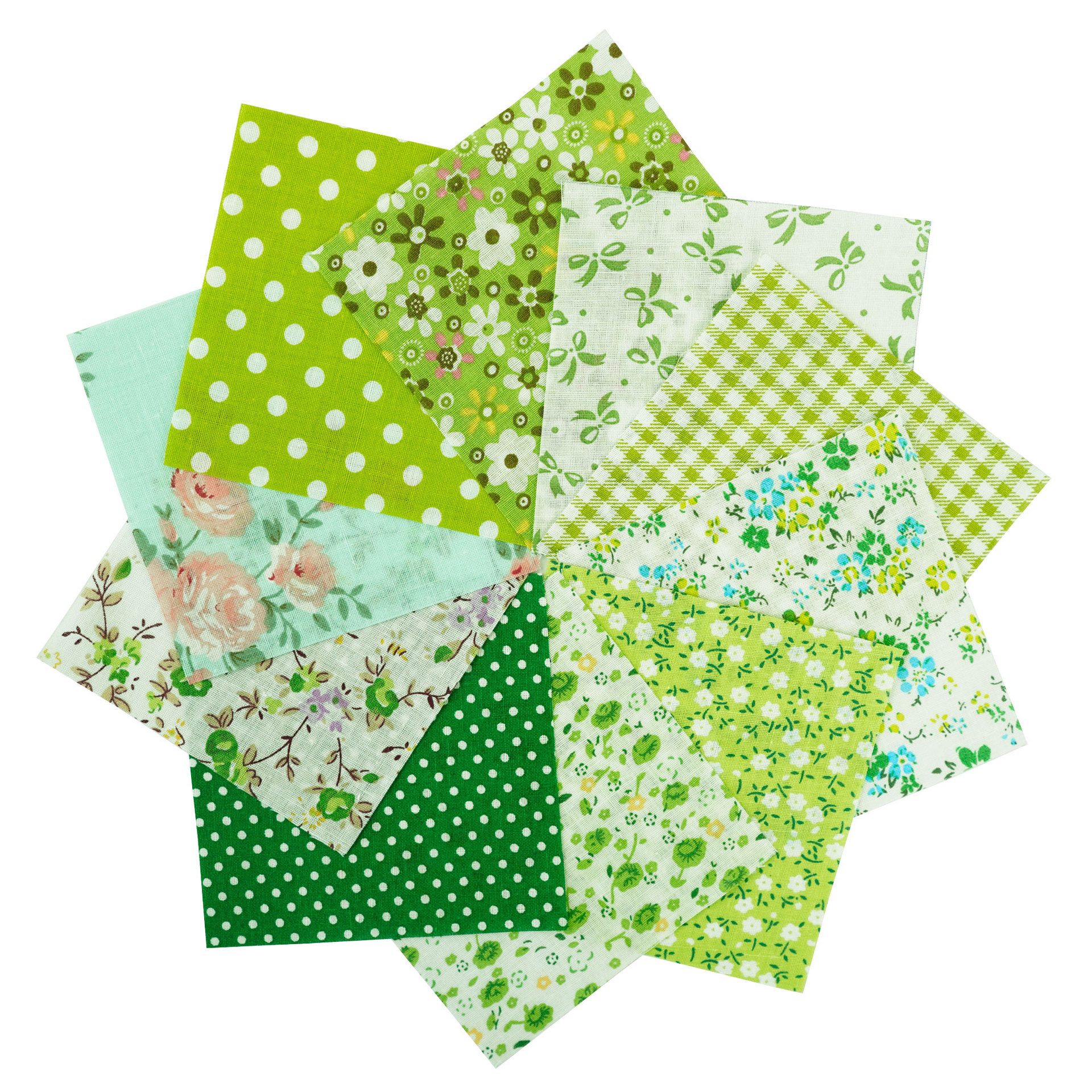 Diwzbyn Stoff Boho-Gewebe, bedruckter Steppstoff, Vintage-Patchwork-Material, geeignet für Handarbeit und Bekleidungsnäherei