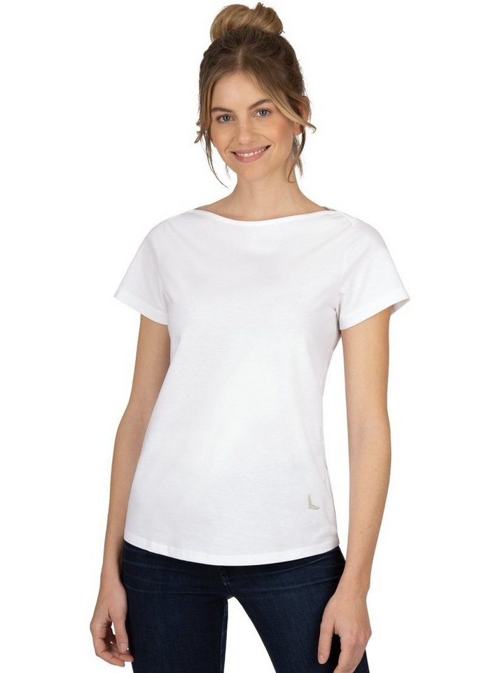 Trigema T-Shirt TRIGEMA Schickes Damen T-Shirt in Öko-Qualität