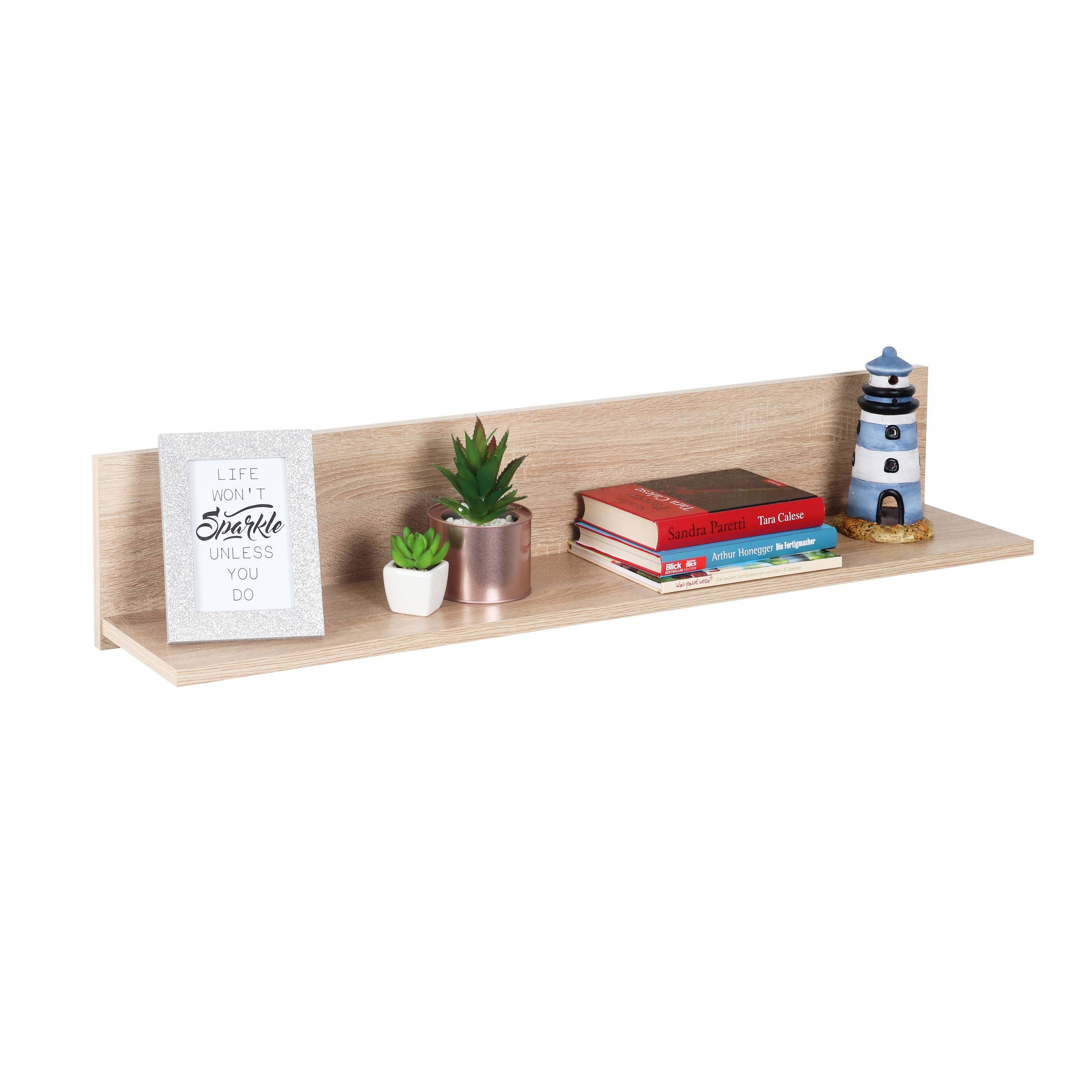 RICOO Wandboard WM052-ES, schwebendes Wandregal Hängeregal günstig online kaufen