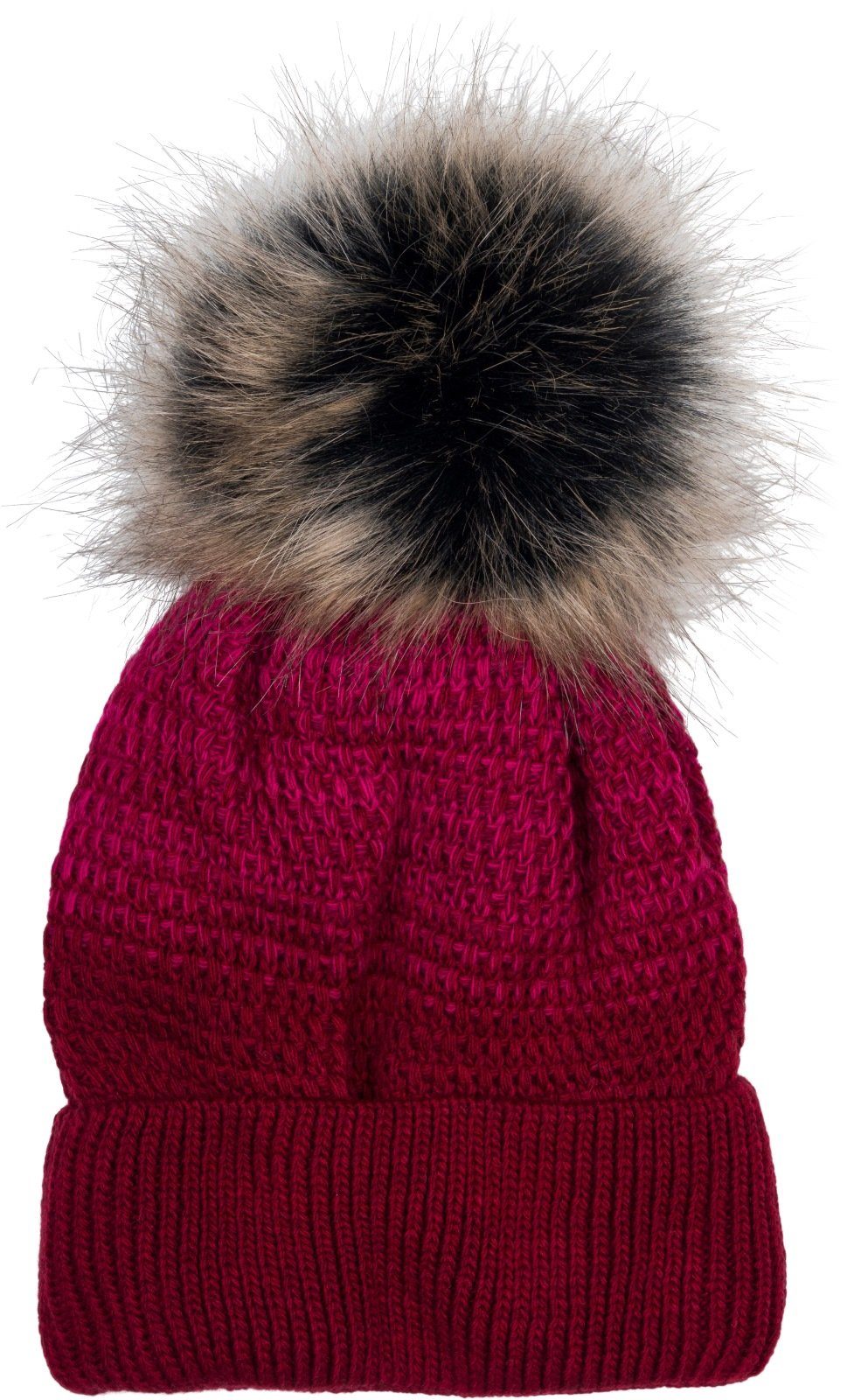 styleBREAKER Bommelmütze Strick Bommelmütze mit Farbverlauf günstig online kaufen