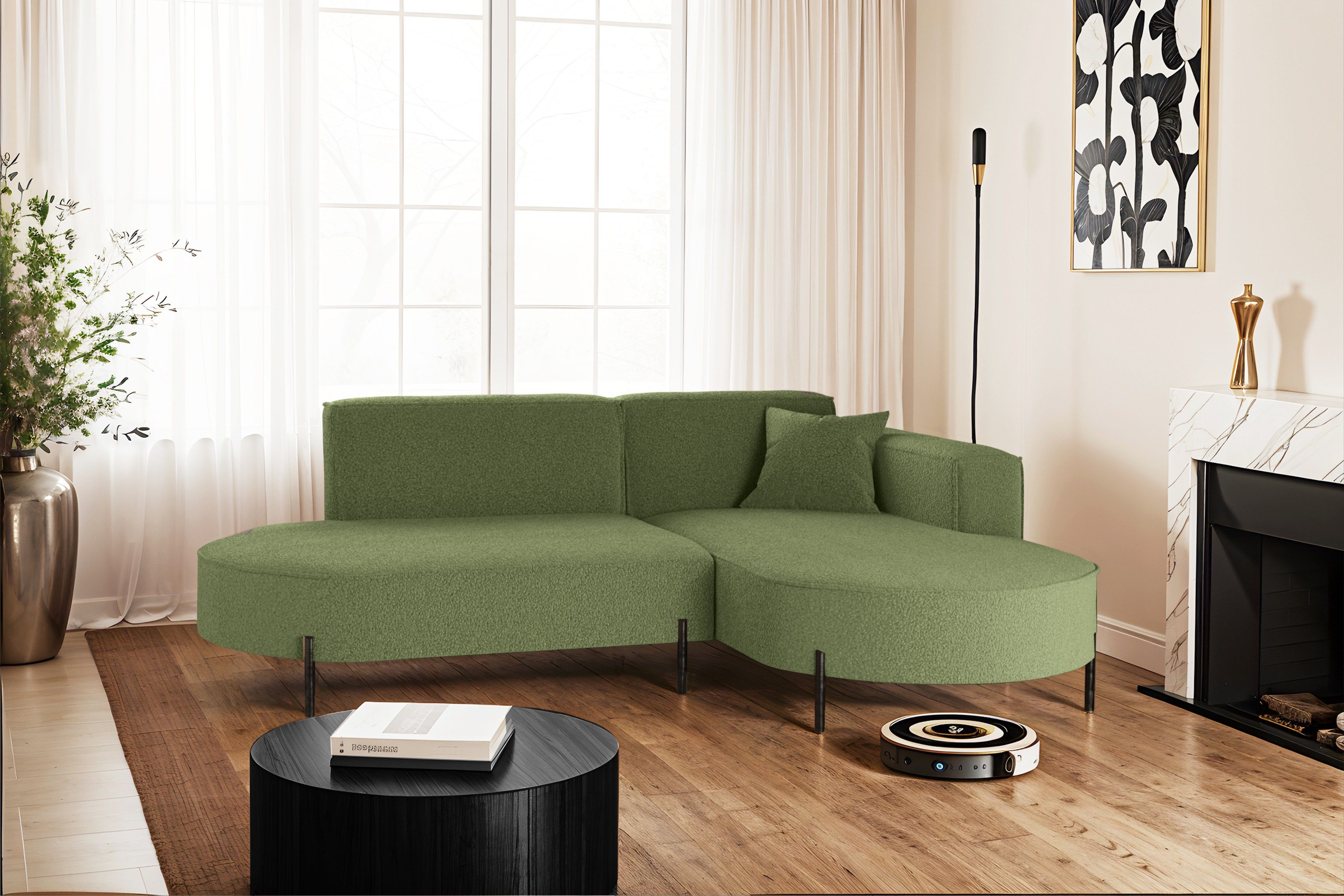 Kaiser Möbel Ecksofa Sofa L-Form Designer günstig online kaufen