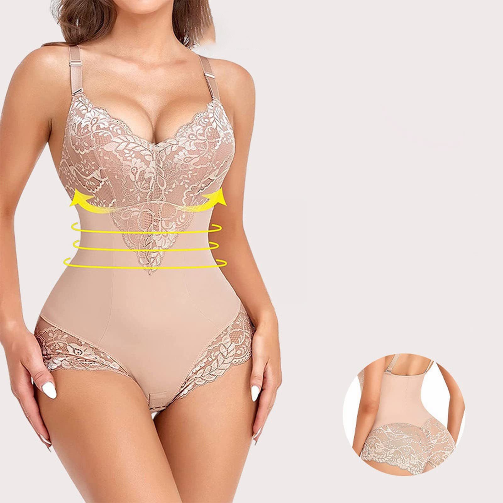 Coonoor Taillenshaper Bauchweg Unterhose Damen Hohe Taille Shapewear Bauchkontrolle Höschen Shaping Unterwäsche Leggings – Bild 3 von 5