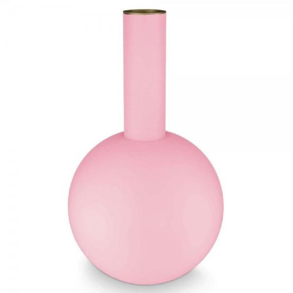 PiP Studio Dekovase Vase Metall Light Pink (24.5x42cm) günstig online kaufen
