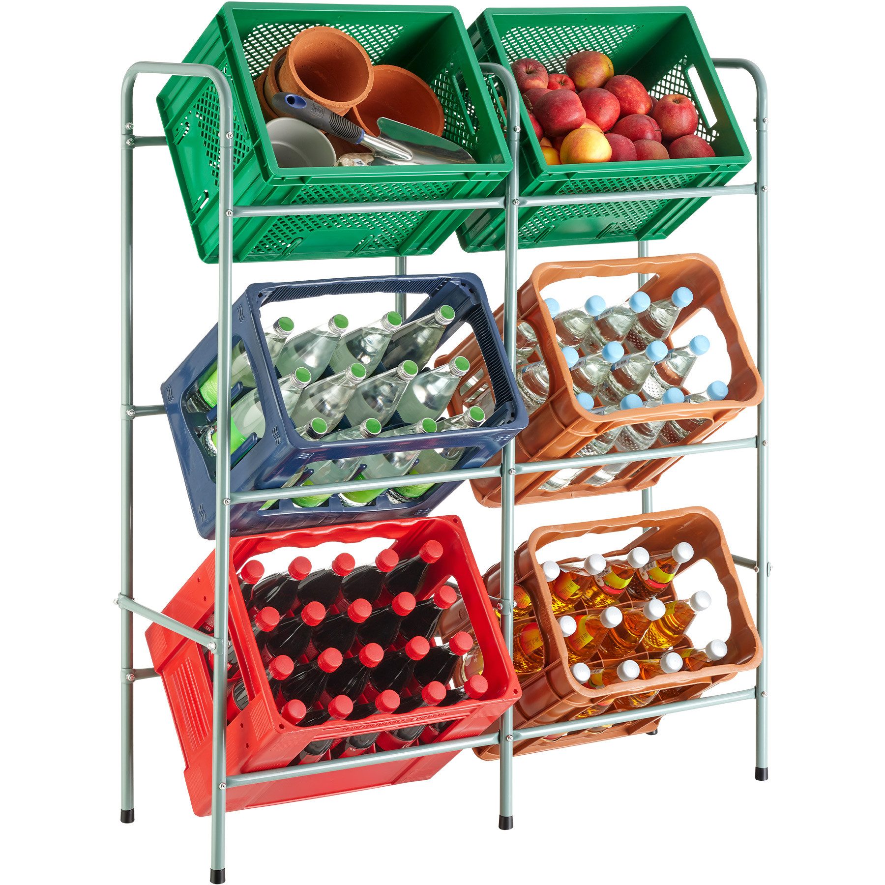 tectake Küchenregal Getränkekistenregal, Einzelstück 1-tlg., aus günstig online kaufen
