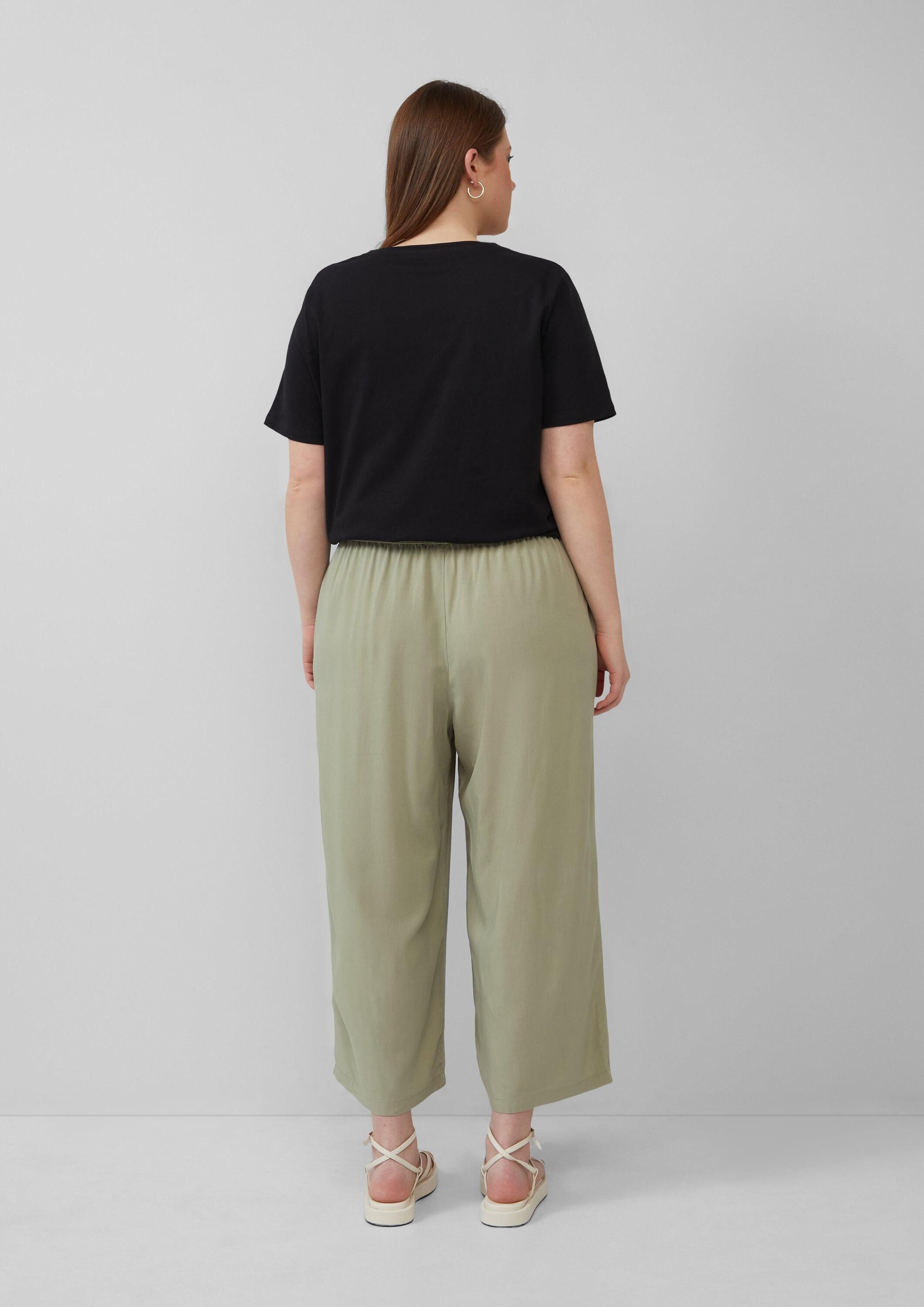 QS Culotte Hose Fließende Culotte aus Viskose