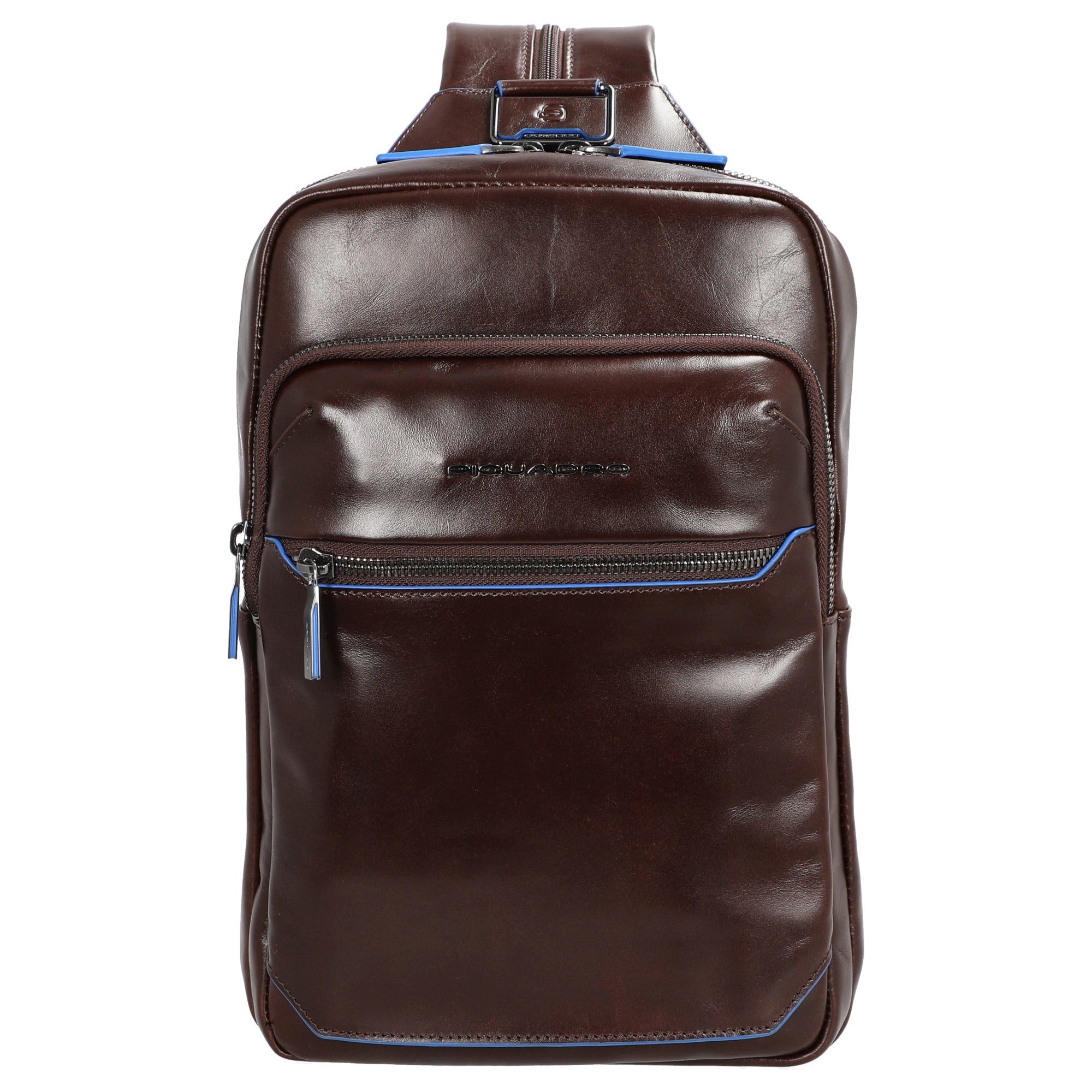 Piquadro Umhängetasche Blue Square - Umhängetasche 30.5 cm (mahogany)