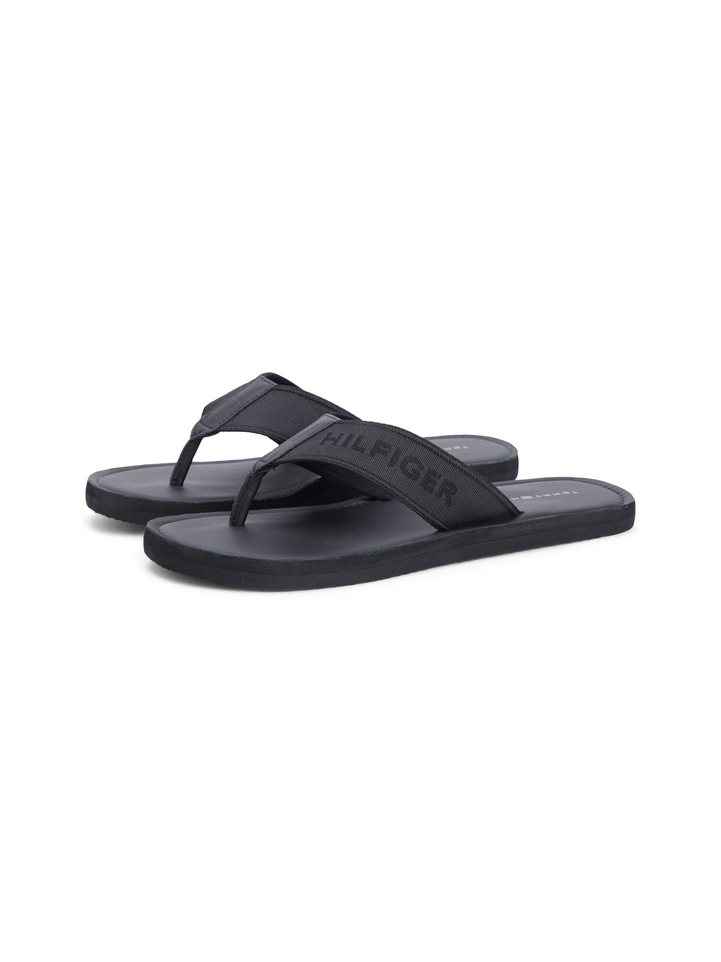 HILFIGER LEATHER BEACH SANDAL Zehentrenner