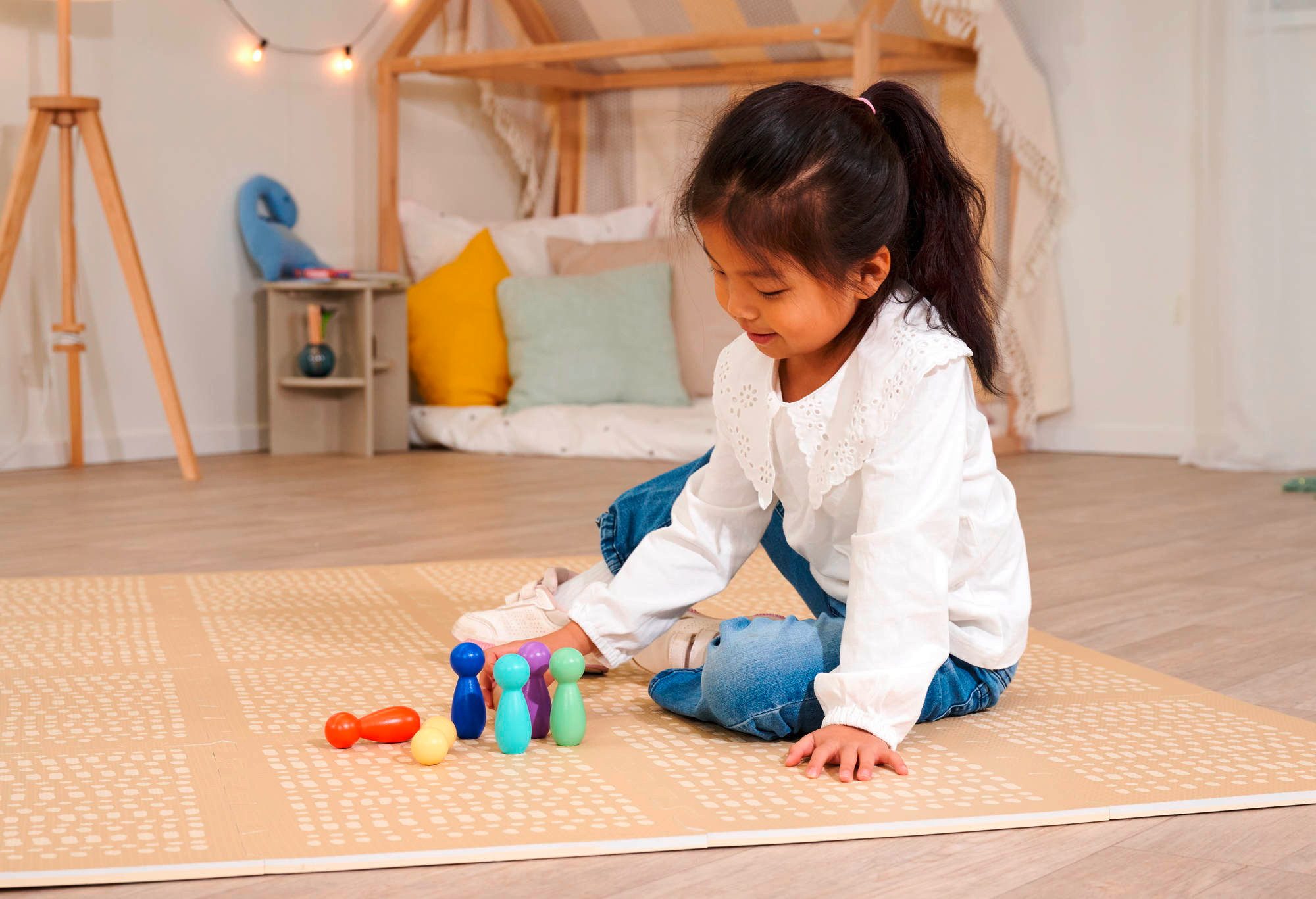 Eichhorn Motorikbrett Kleinkindwelt Motorikspielzeug Games Bowling 100002808