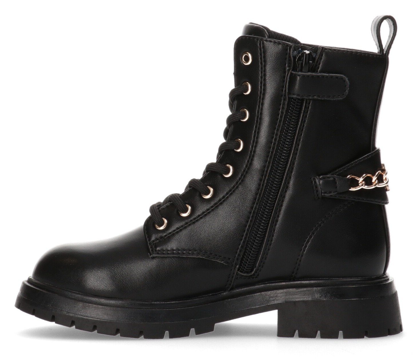 Schnürstiefel Tommy BOOT Innenreißverschluss LACE-UP Hilfiger mit