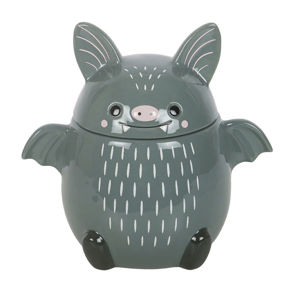Something Different Aufbewahrungsdose Bat Cookie Jar süße Fledermaus Vorratsdose aus Keramik