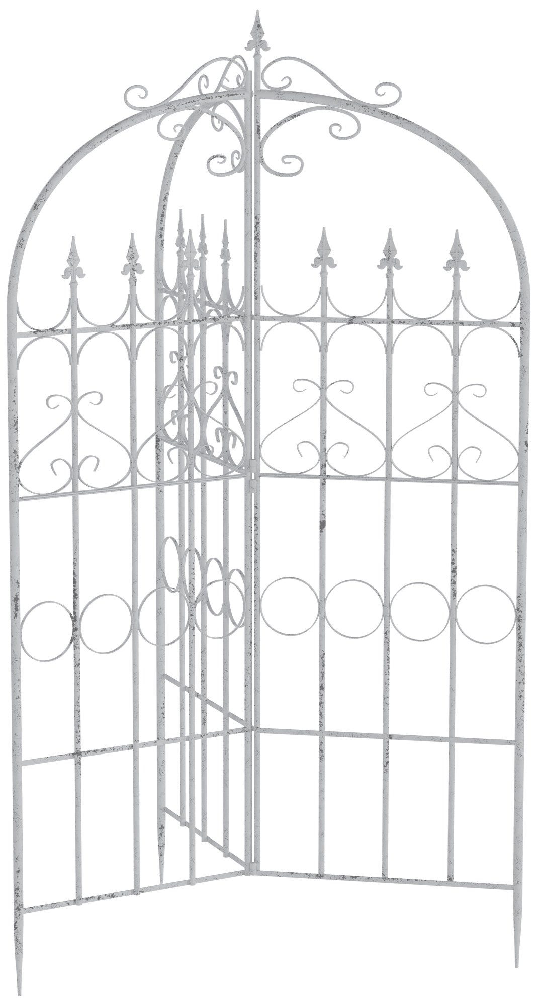 TPFGarden Rankgitter Florado Freistehendes Rankgitter mit romantischen Verz günstig online kaufen