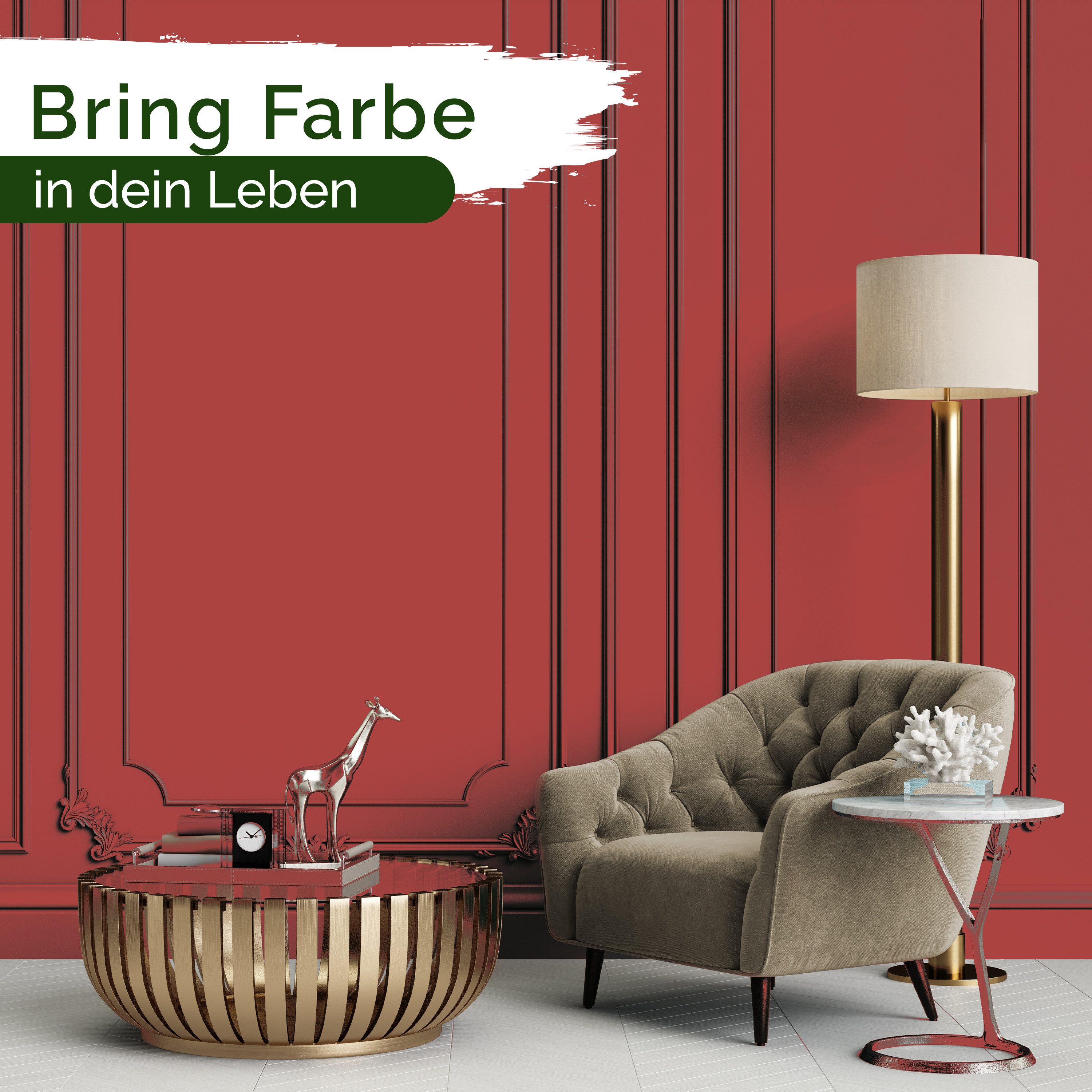 Veluxis Wandfarbe Veluxis® Wandfarbe Universal, Deckkraft-Klasse 1, Streifenfrei, tropfarm & VOC-frei