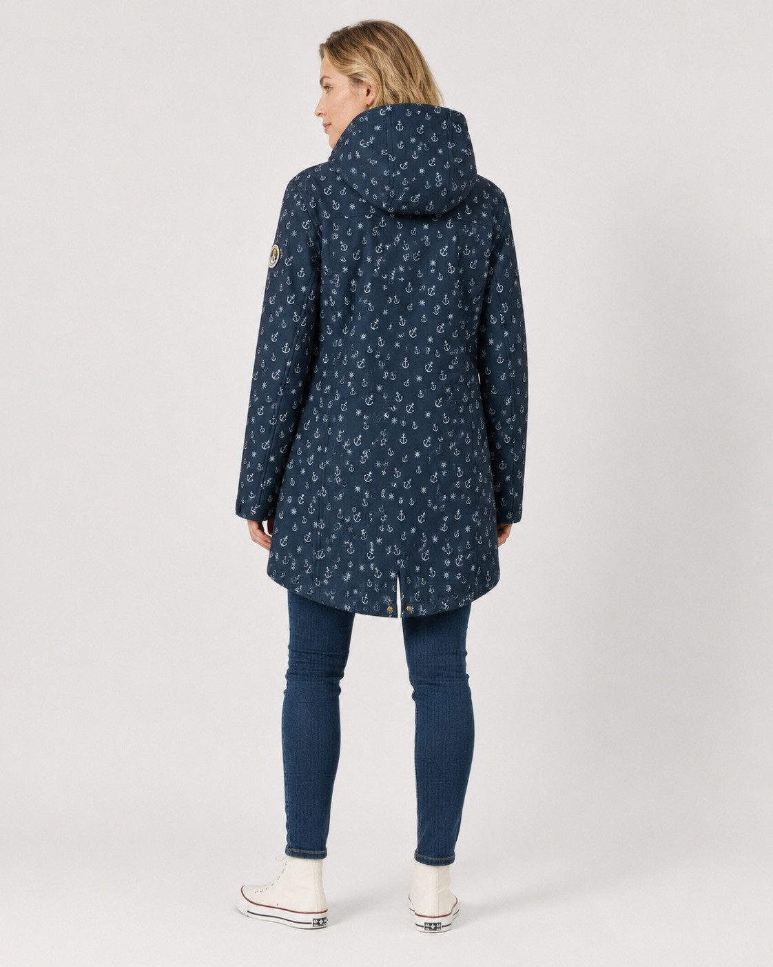 ankerglut Funktionsjacke Friesennerz Ankerglutschein II Regenmantel, Longjacket auch in Großen Größen erhältlich – Bild 4 von 5