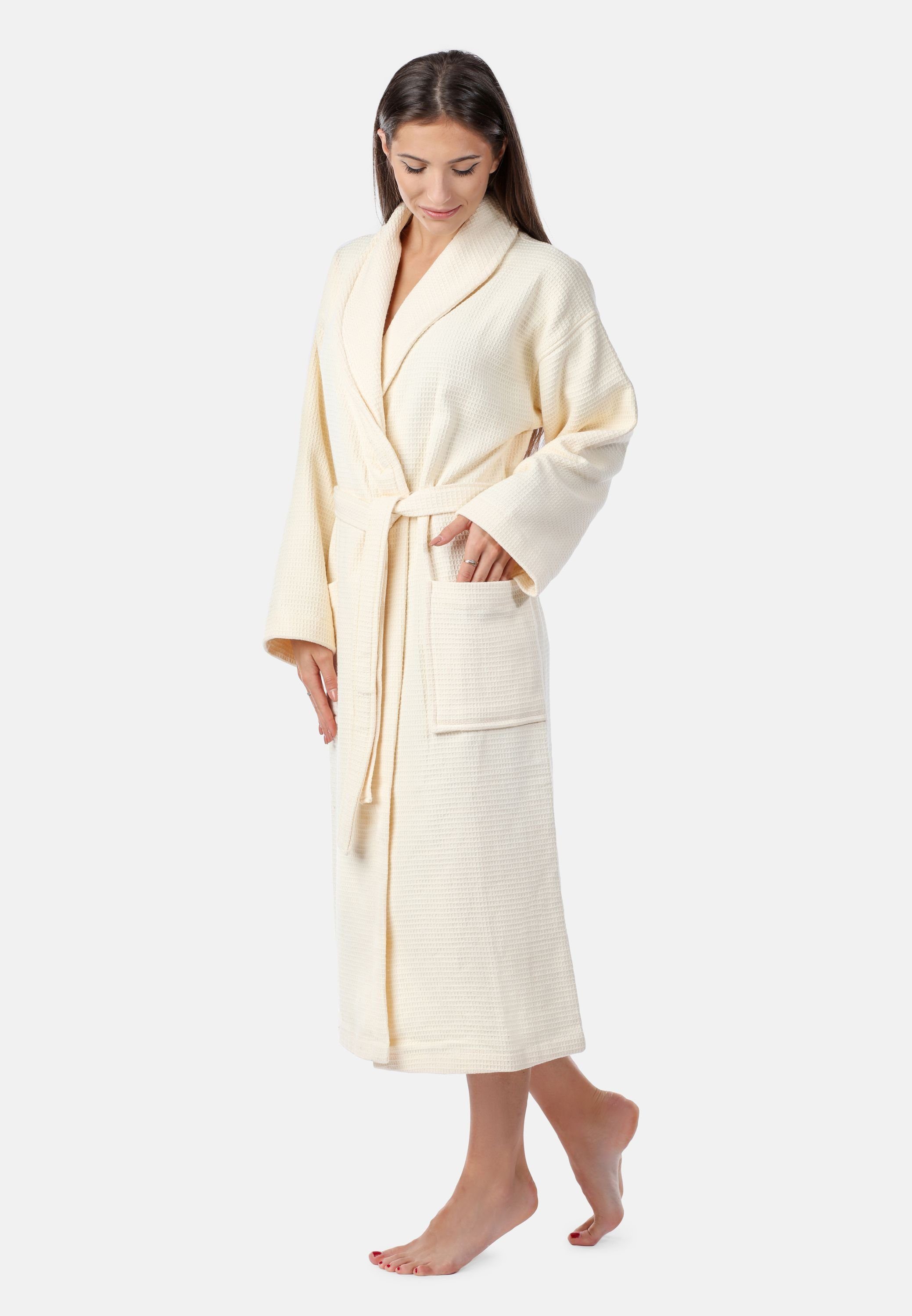 Ladeheid Bademantel Damen Waffelpiqué Bademantel - günstig online kaufen