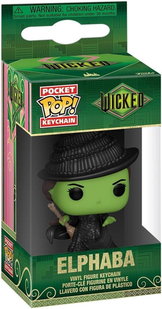 Funko Schlüsselanhänger Wicked POP! Vinyl Schlüsselanhänger 4 cm Elphaba (1 günstig online kaufen