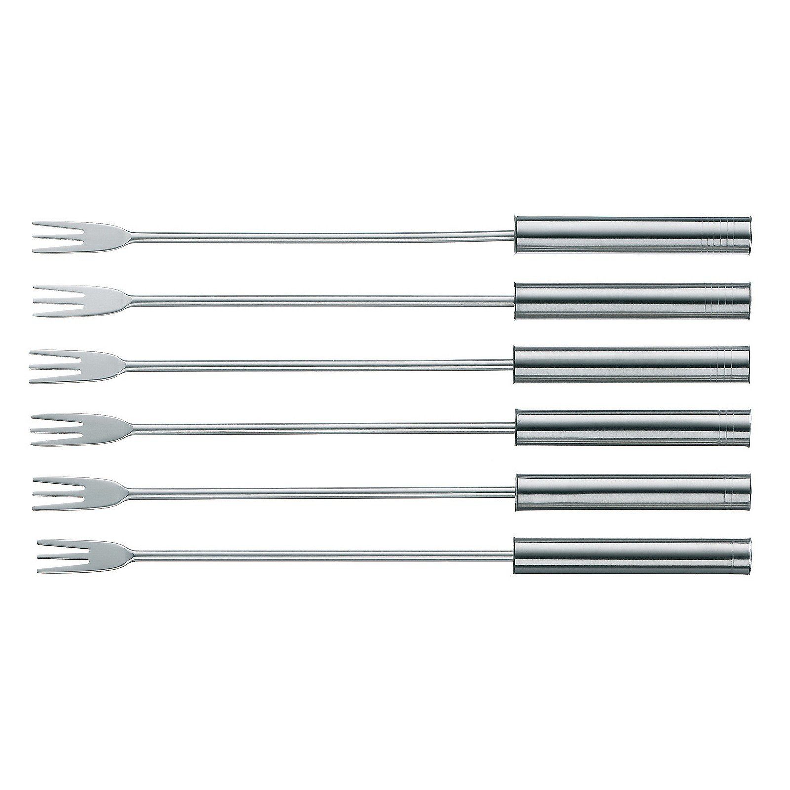 kela Fonduegabel Belana, 6 Fonduegabeln, Edelstahlgriffe, drei Zinken