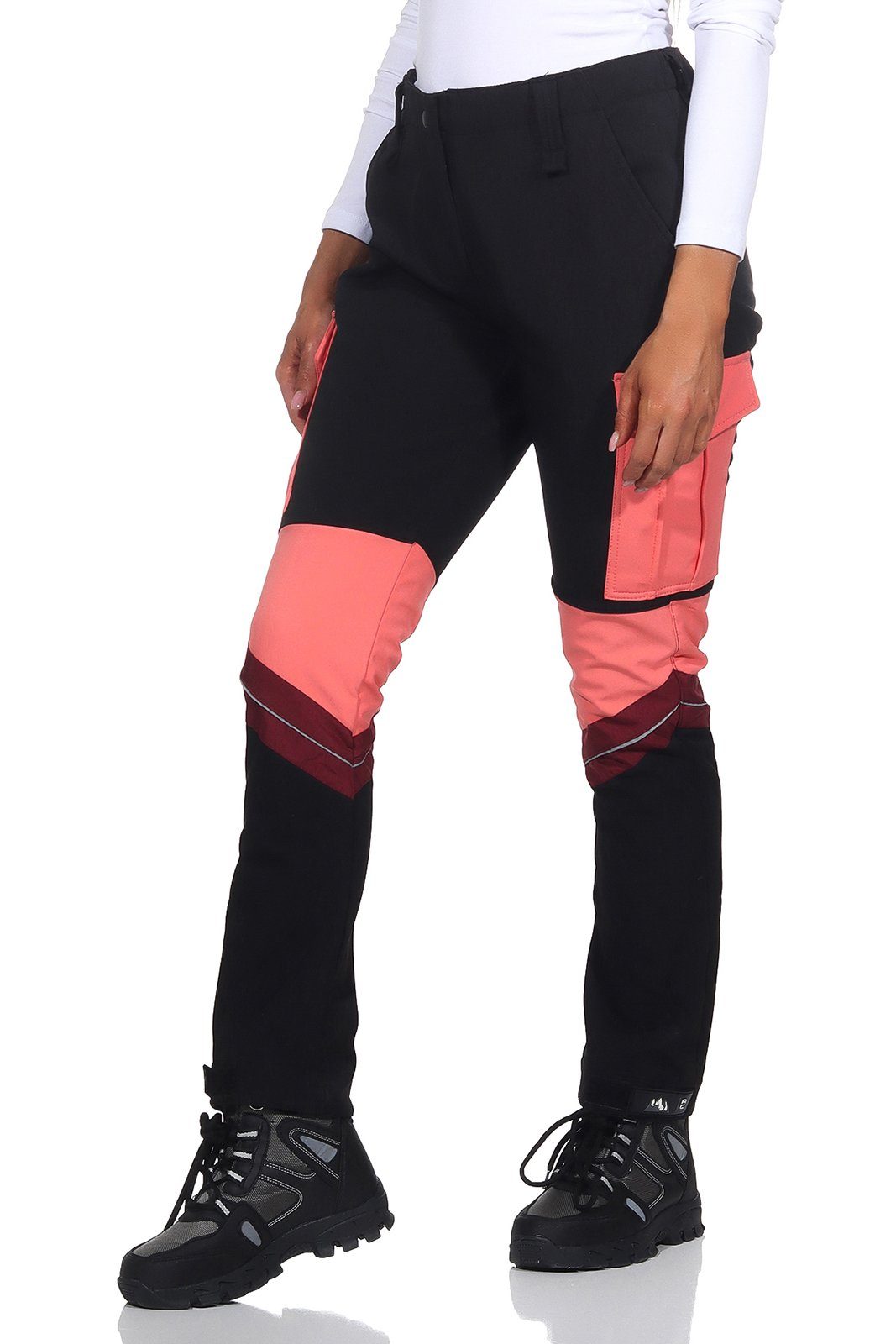 Rock Creek Softshellhose Damen Outdoor Wanderhose D-483