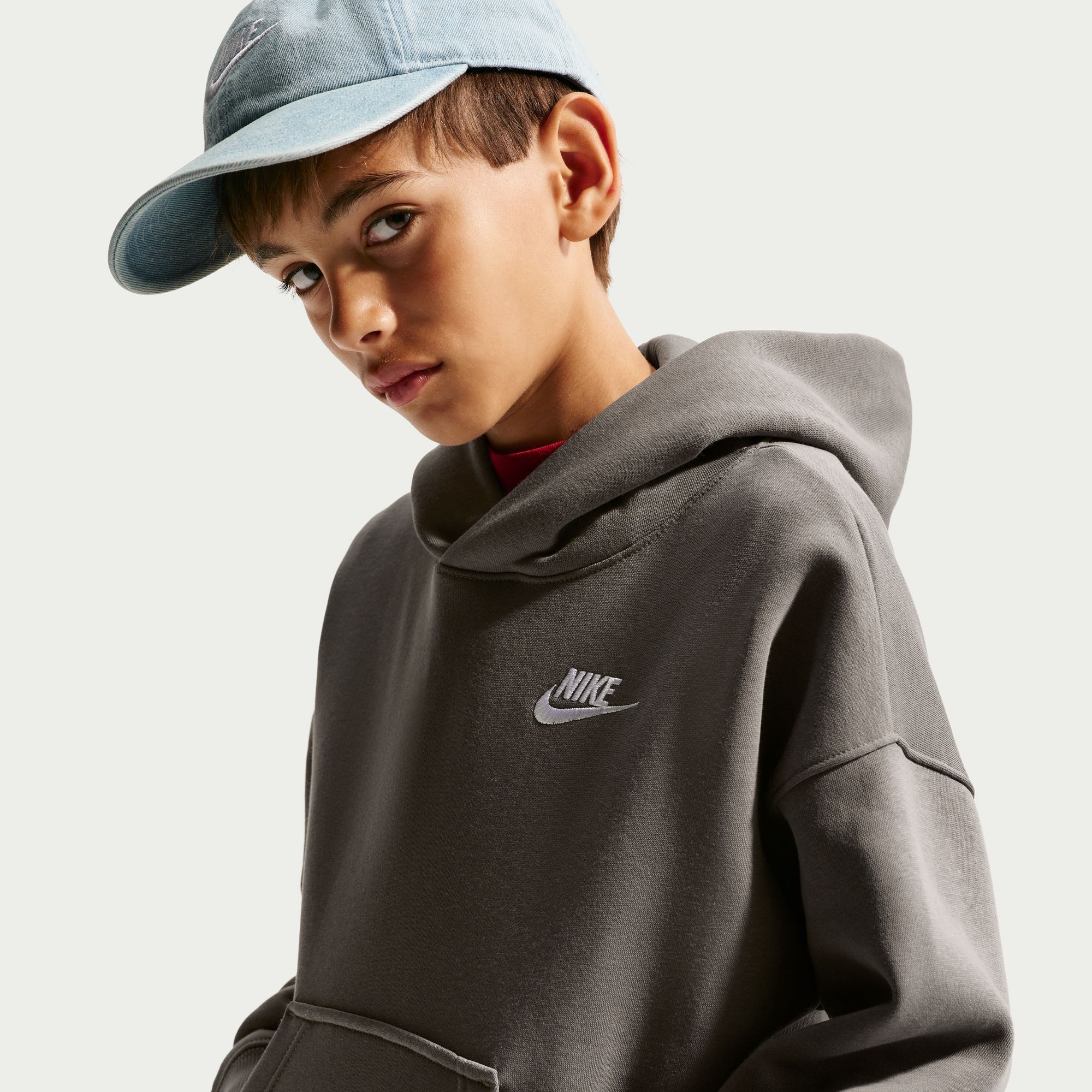 Nike Sportswear Kapuzensweatshirt K NSW CLB FLC OS HDY Für Kinder und Jugendliche