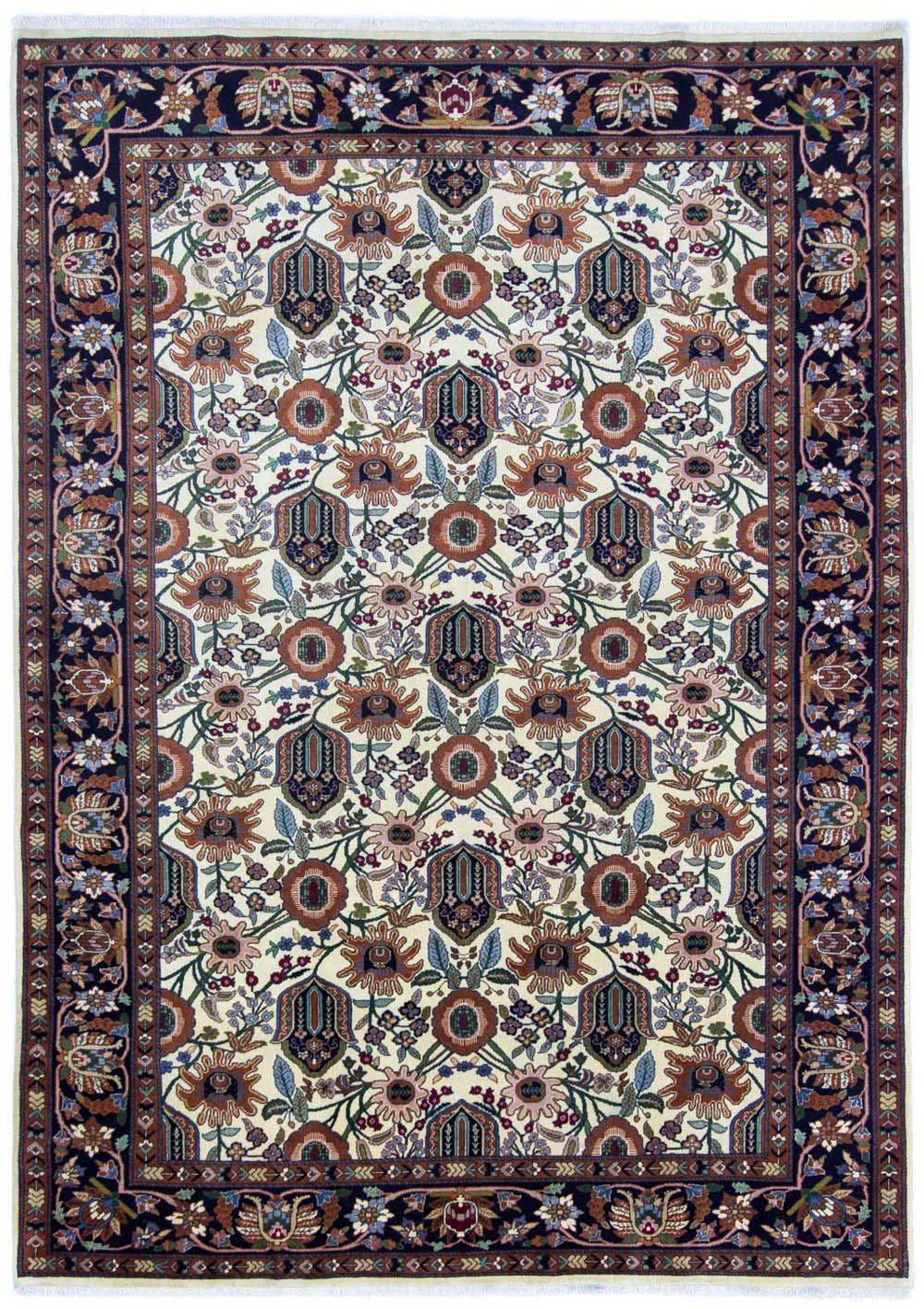 Wollteppich Bachtiar Durchgemustert Beige 290 x 211 cm, morgenland, rechteckig, Höhe: 10 mm, Unikat mit Zertifikat